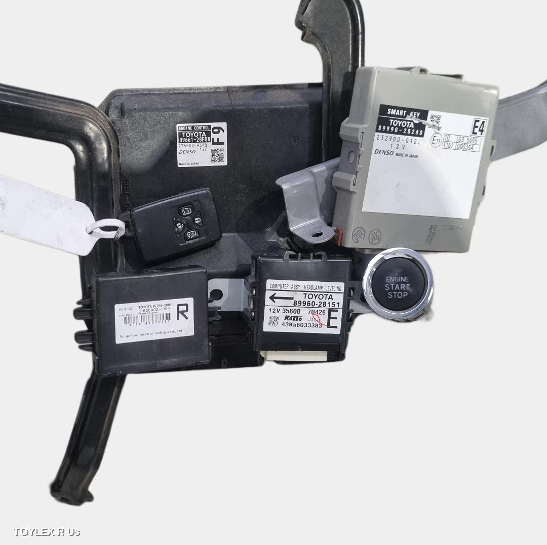 TOYOTA ESTIMA 2014 Ecu ENGINE ECU, 2.4, PETROL, 2AZ-FE, SEC SET (ECU/IMM/READER/KEY), XR50, 05-19 (IMPORT)
