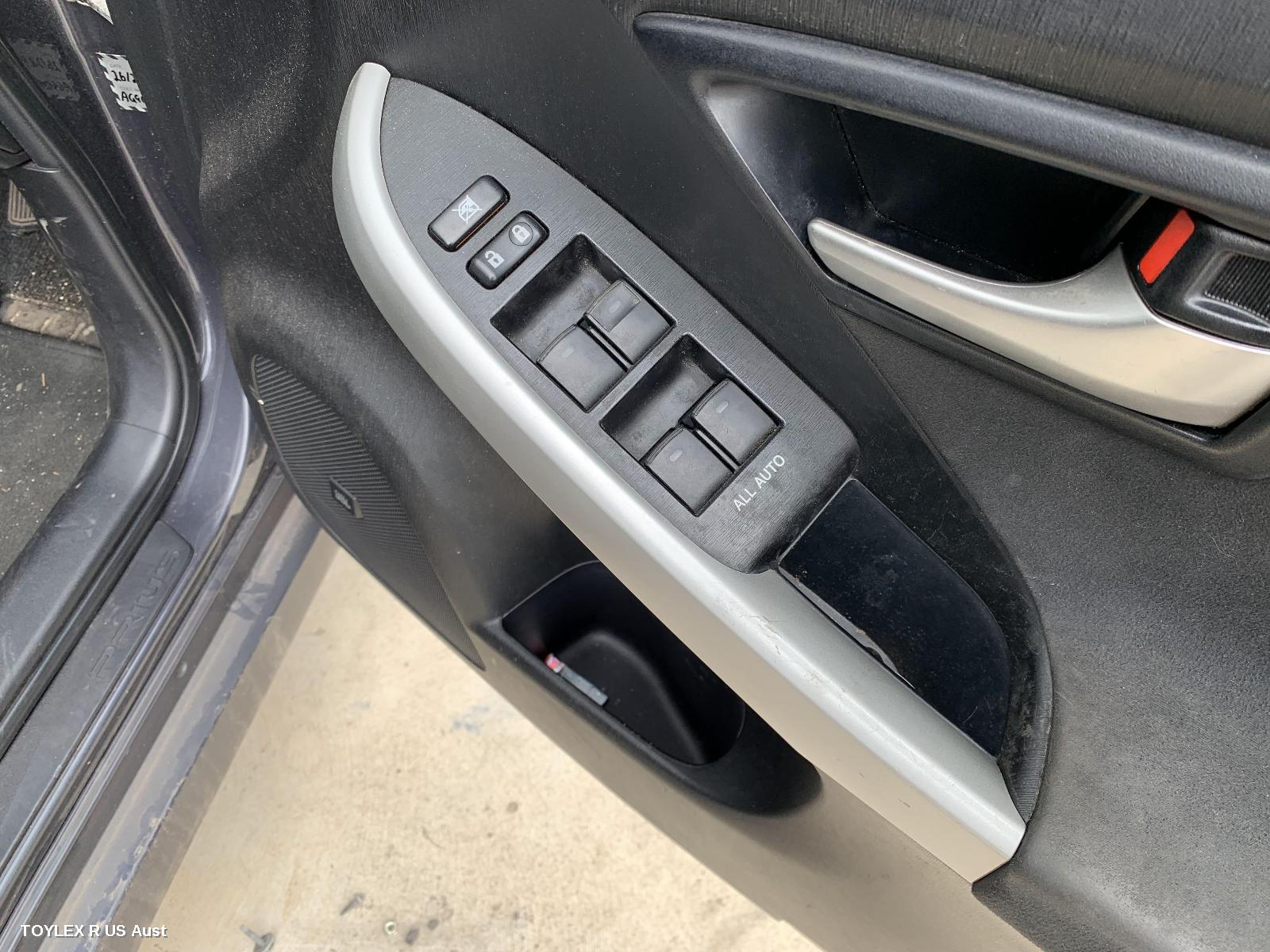 TOYOTA PRIUS 2013 Pwr Dr Wind Switch ZVW30R, RH FRONT (MASTER SWITCH)