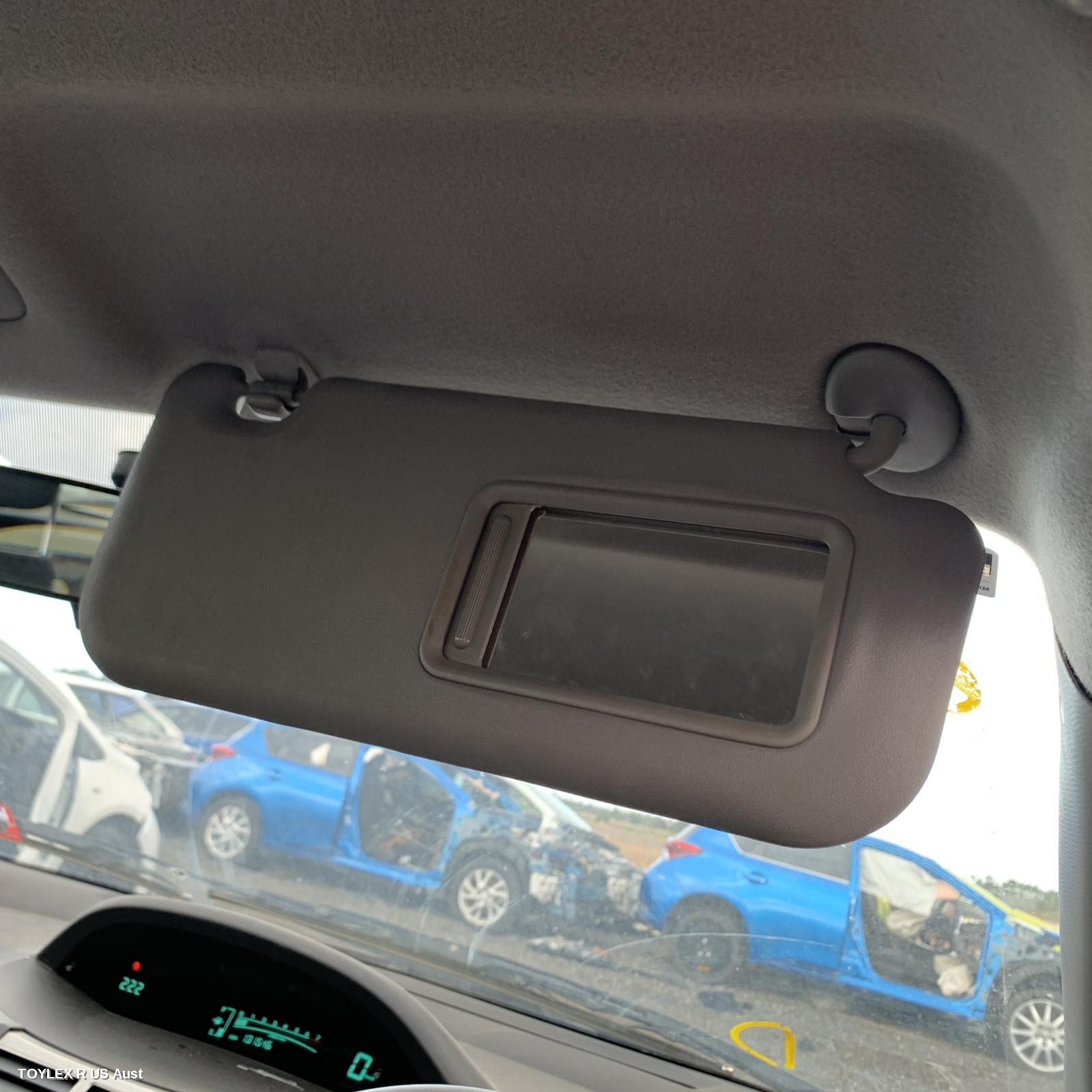 TOYOTA YARIS 2009 Sunvisor NCP9#, RH SIDE, W/ MIRROR TYPE