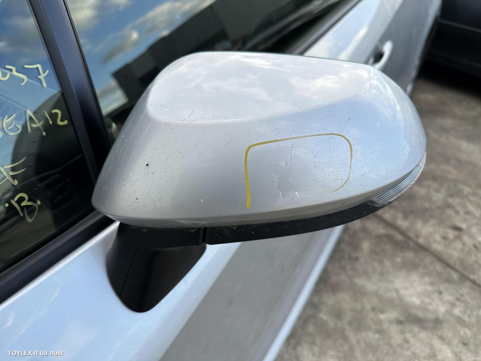 TOYOTA COROLLA 2022 Left Door Mirror E210, HATCH, NON BLINDSPOT MONITOR, NON LANE ASSIST TYPE