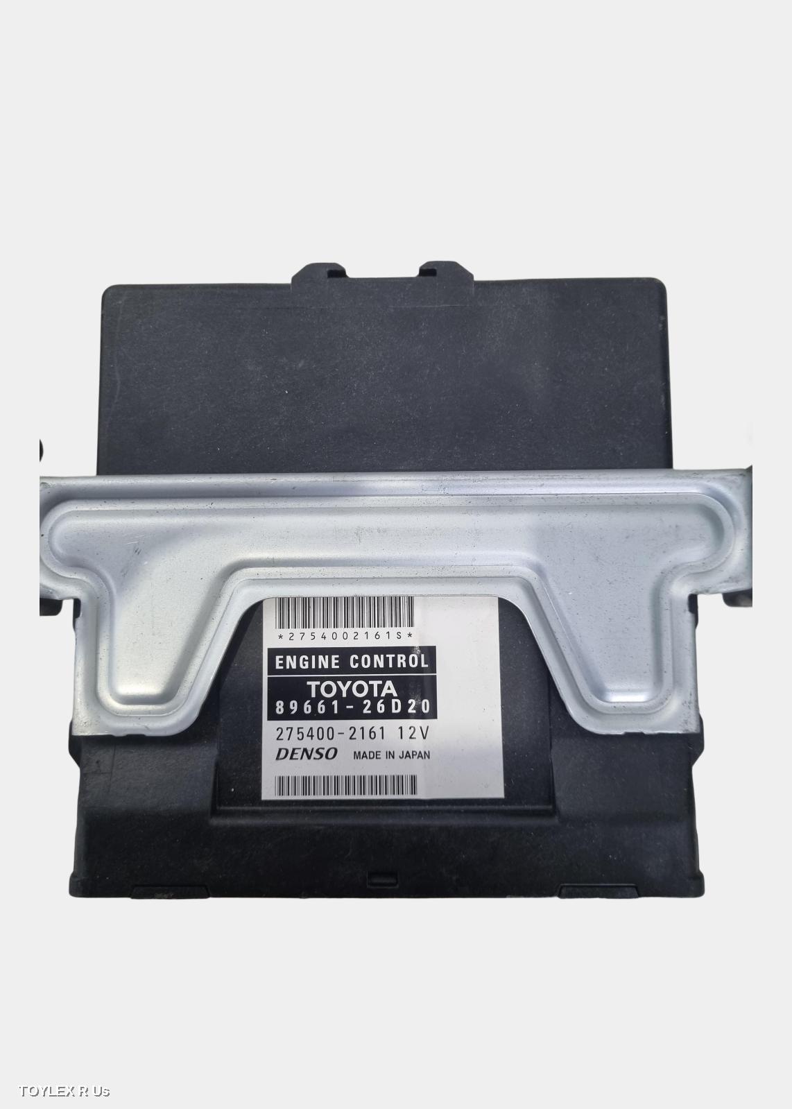 TOYOTA HIACE 2015 Ecu ENGINE ECU, 3.0, 1KD-FTV, DIESEL, P/N 89661-26D01, ECU ONLY, KDH