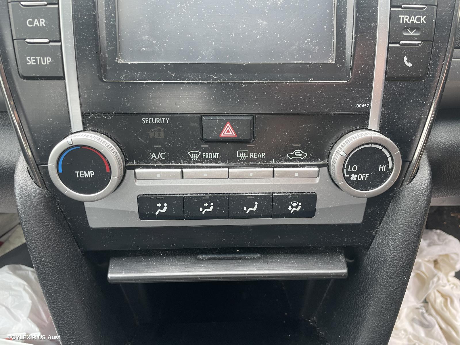 TOYOTA CAMRY 2016 Heater/Ac Controls ASV50/AVV50, CLIMATE CONTROL TYPE