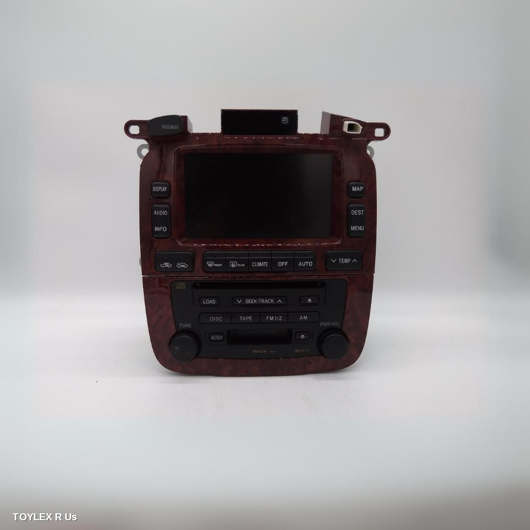 TOYOTA KLUGER 2004 Radio/Cd/Dvd/Sat/Tv CD/SAT NAV HEAD UNIT, MCU28R, GRANDE