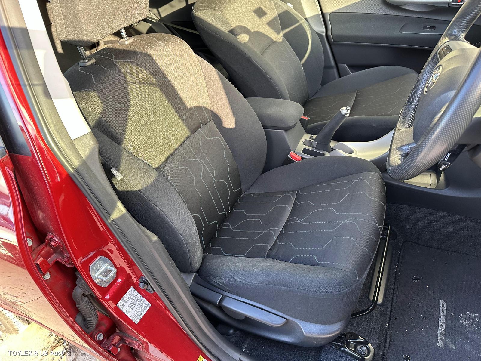 TOYOTA COROLLA 2012 Front Seat RH FRONT, ZRE152/153R, W/ AIRBAG TYPE