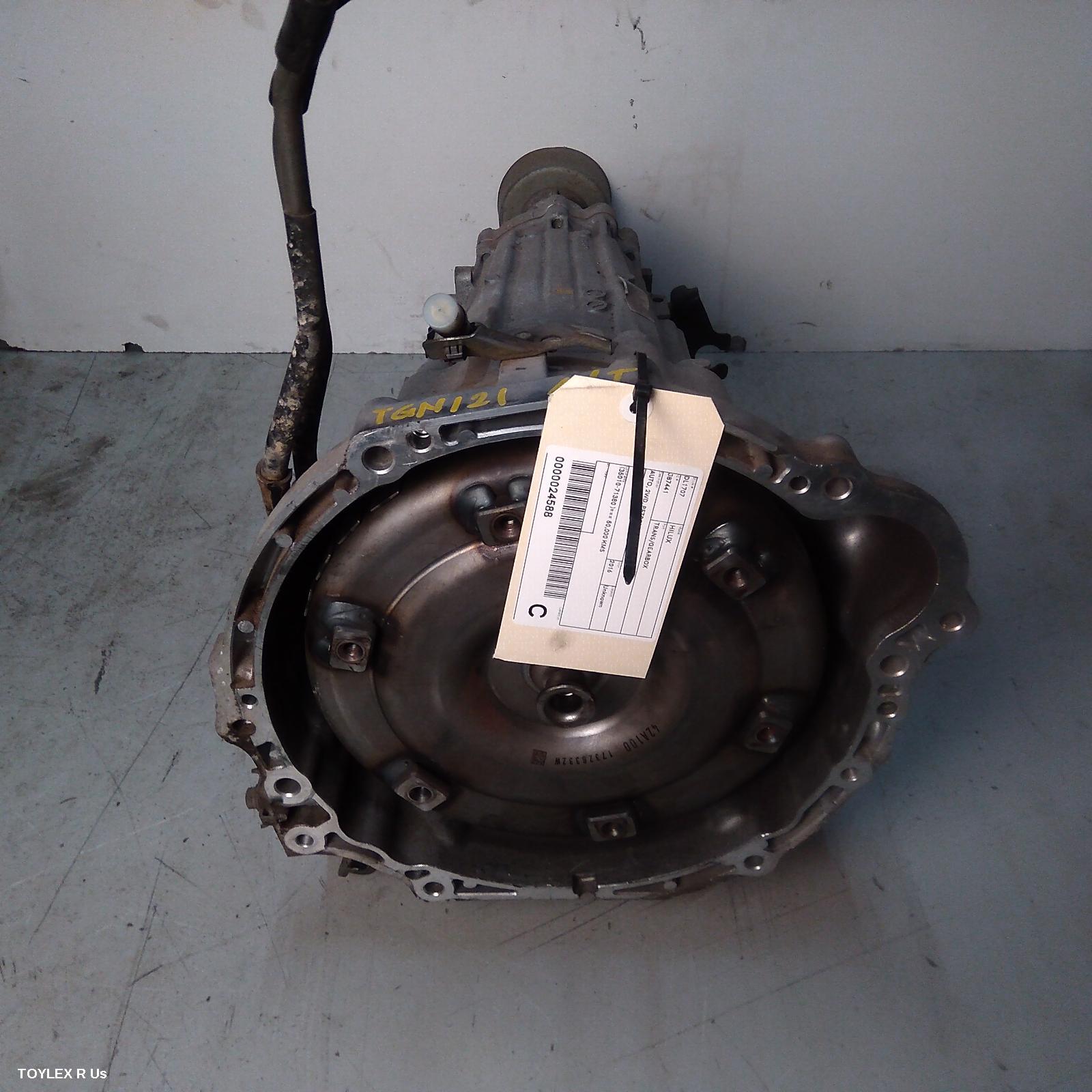 TOYOTA HILUX 2016 Trans/Gearbox AUTO, 2WD, PETROL, 2.7, 2TR-FE