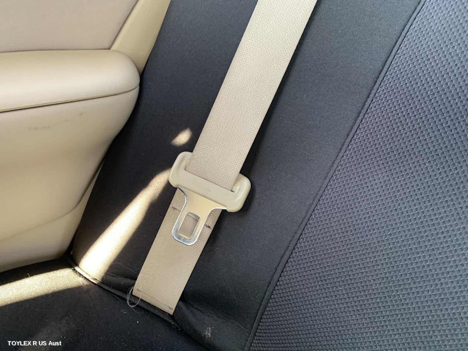TOYOTA COROLLA 2002 Seatbelt/Stalk RH REAR, SEAT BELT ONLY, SEDAN, ZZE122