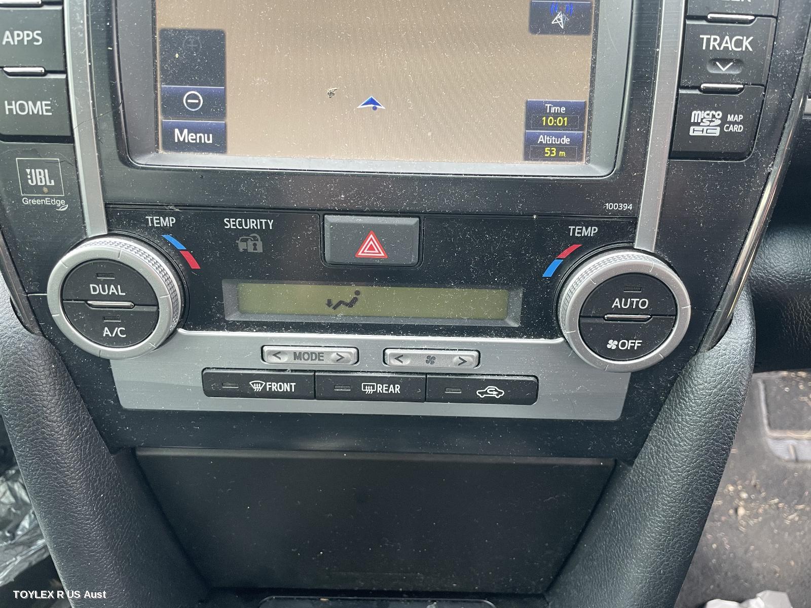 TOYOTA CAMRY 2016 Heater/Ac Controls ASV50/AVV50, CLIMATE CONTROL TYPE