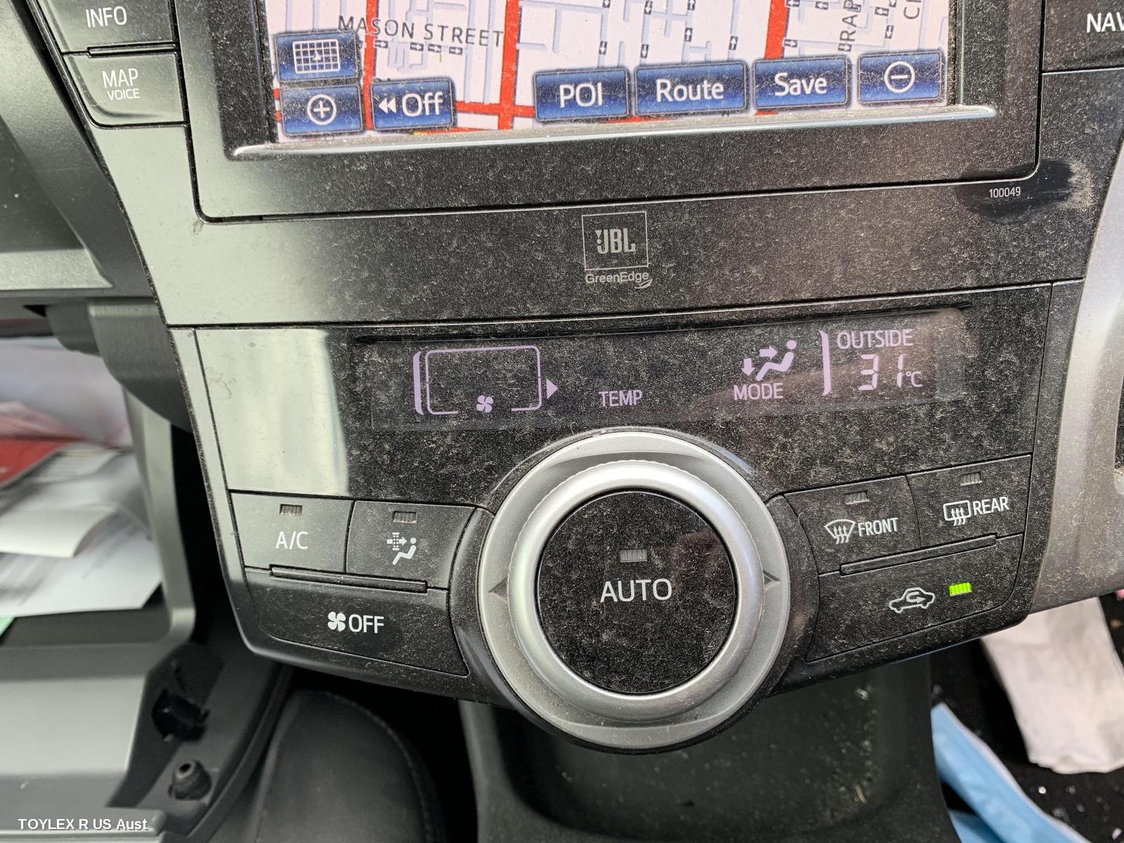 TOYOTA PRIUS 2014 Heater/Ac Controls ZVW40R, PRIUS V