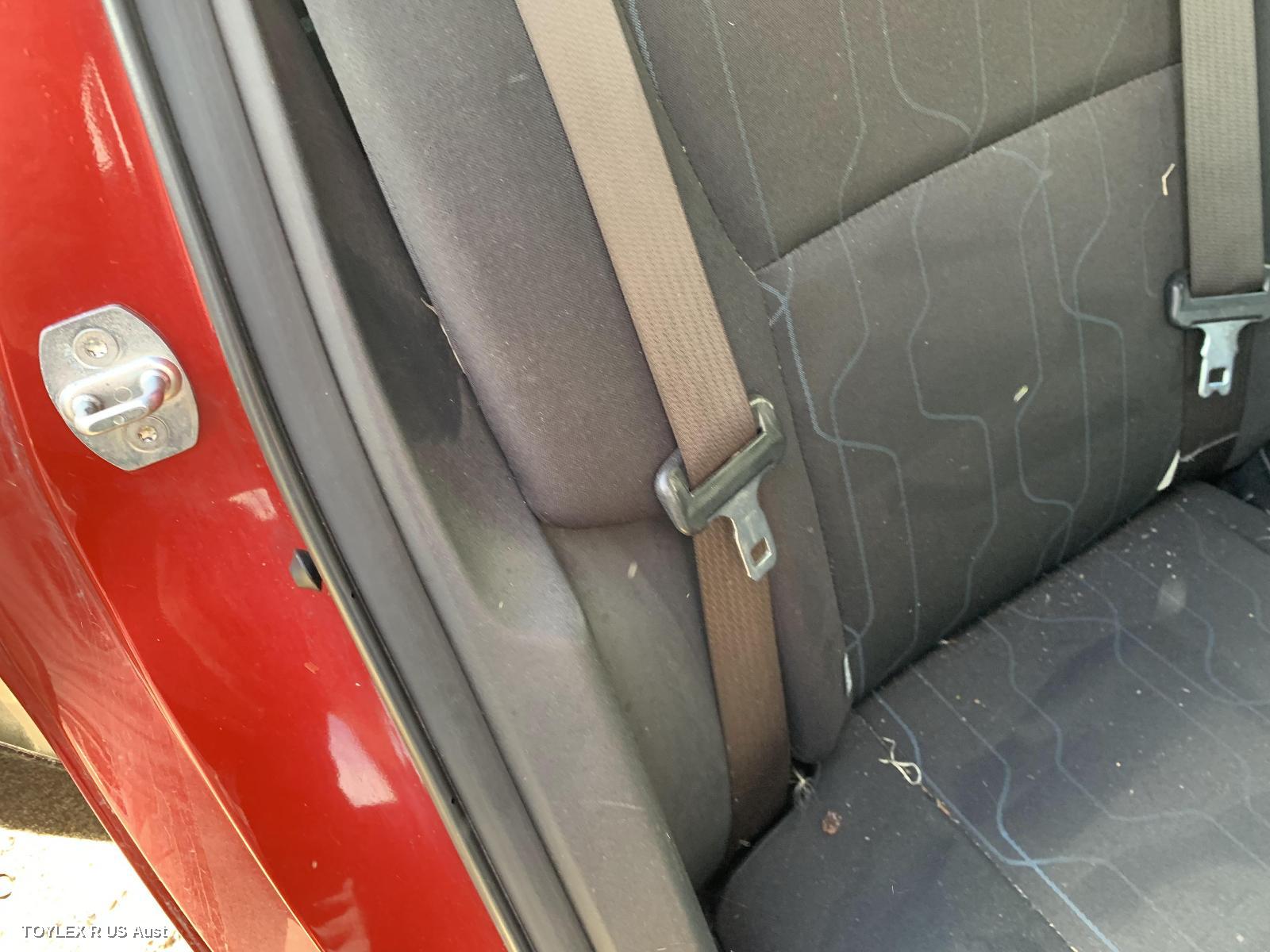 TOYOTA COROLLA 2012 Seatbelt/Stalk RH REAR, SEAT BELT ONLY, BLACK, ZRE152/153R