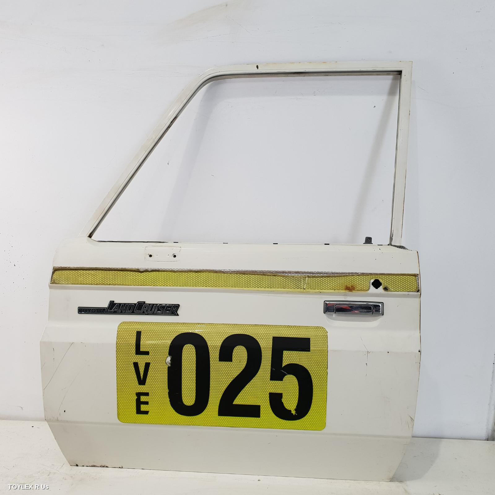 TOYOTA LANDCRUISER 2007 Left Front Door 79 SERIES, UTE, SINGLE CAB, GXL, NON 1/4 GLASS TYPE