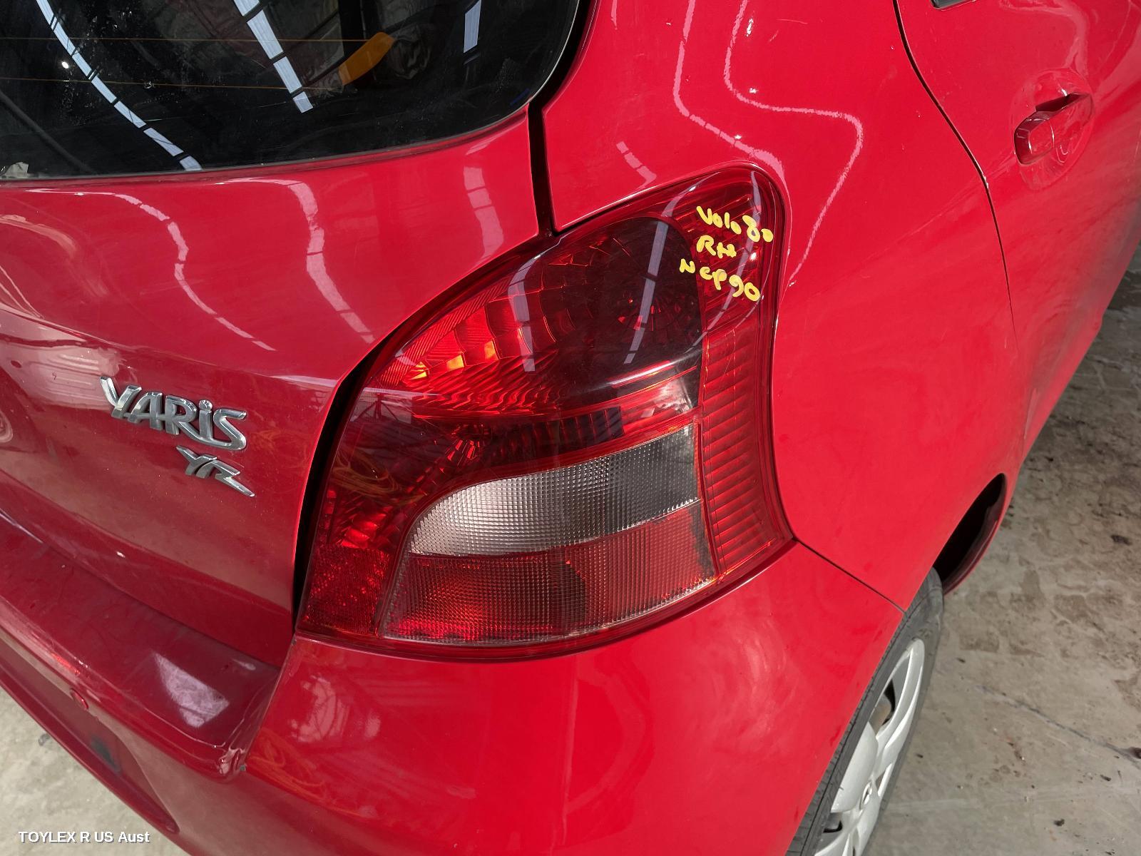 TOYOTA YARIS 2007 Right Taillight NCP9#, HATCH, LENS# 52-143, 10/05-08/08 (AUS ONLY)