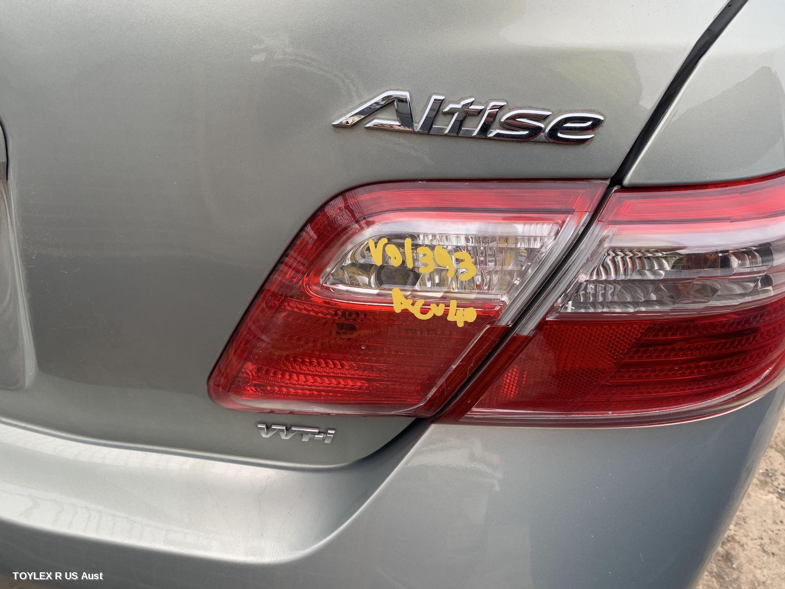 TOYOTA CAMRY 2008 Rear Garnish BOOTLID LAMP (RH SIDE), ACV40/SPORTIVO