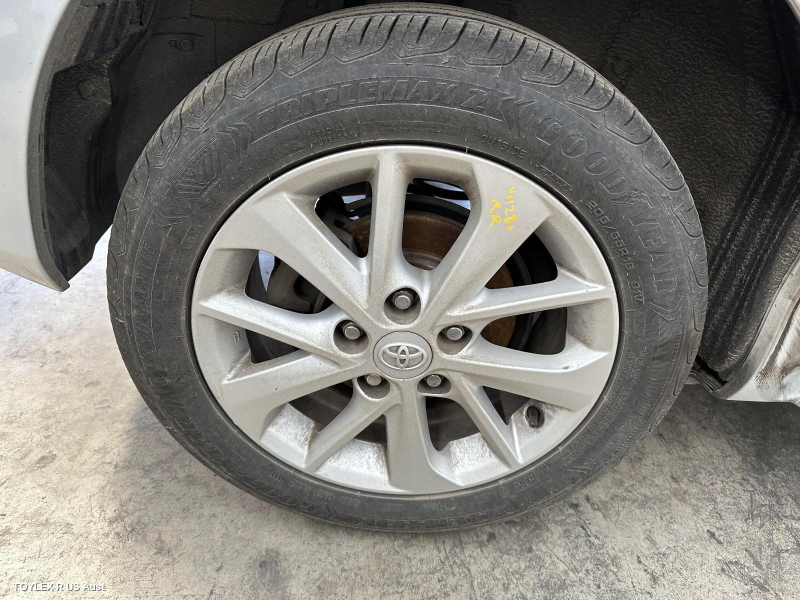 TOYOTA COROLLA 2010 Wheel Mag FACTORY, 16X6.5IN, ZRE152/153R, BLADE STYLE