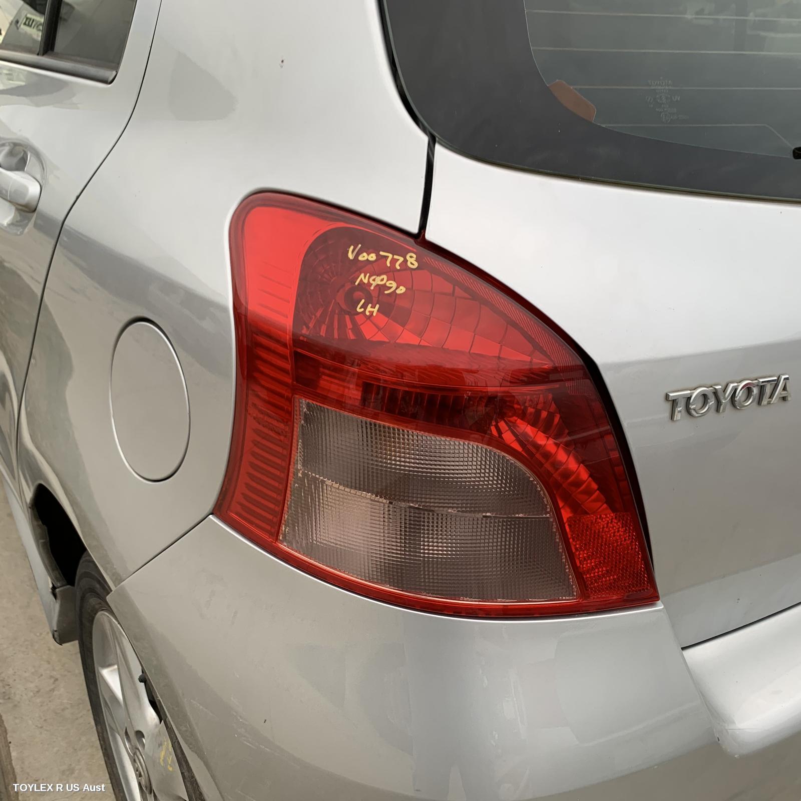 TOYOTA YARIS 2006 Left Taillight NCP9#, HATCH, LENS# 52-142, JAP TYPE, 10/05-08/08 (AUS ONLY)