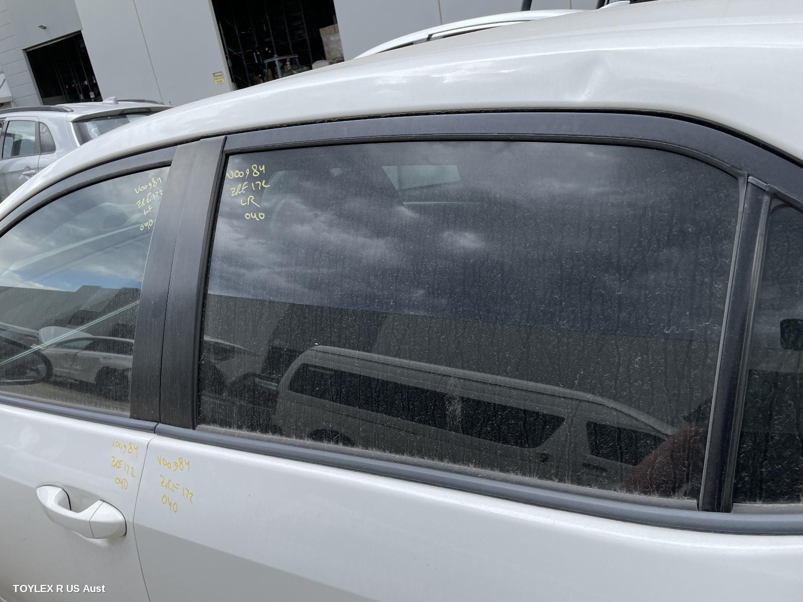 TOYOTA COROLLA 2016 Left Rear Door Window ZRE172R