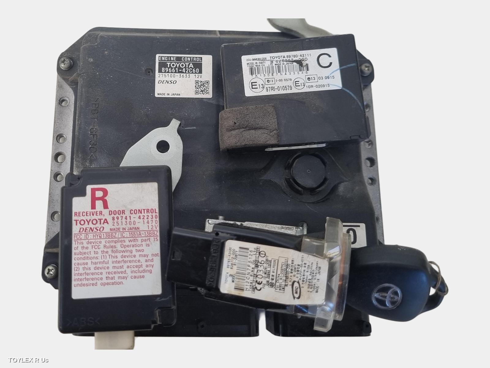 TOYOTA RAV4 2007 Ecu ENGINE ECU, 2.4, 2AZ-FE, AUTO T/M, P/N 89661-42C60, SEC SET (ECU/IMM/READER/KEY), ACA33/ACA38