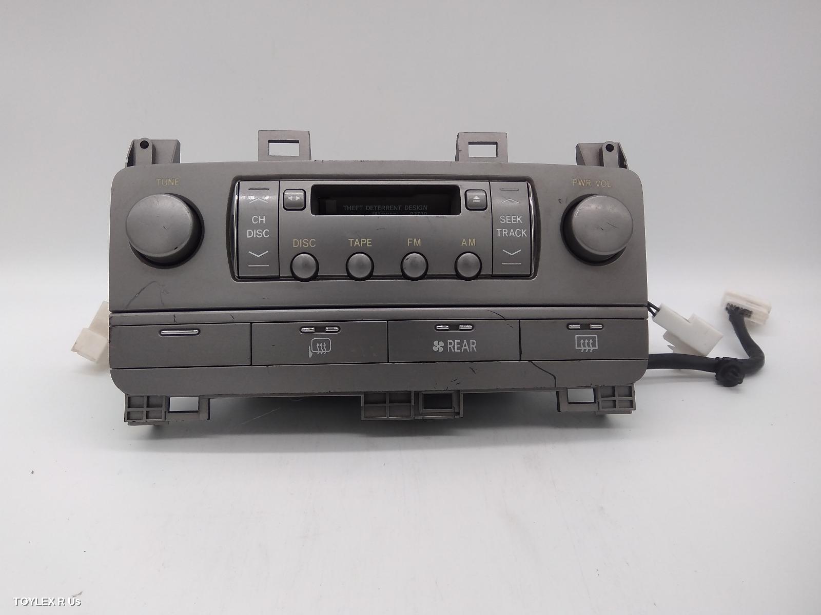LEXUS LX470 2003 Radio/Cd/Dvd/Sat/Tv TAPE PLAYER W/ CD STACKER IN CONSOLE