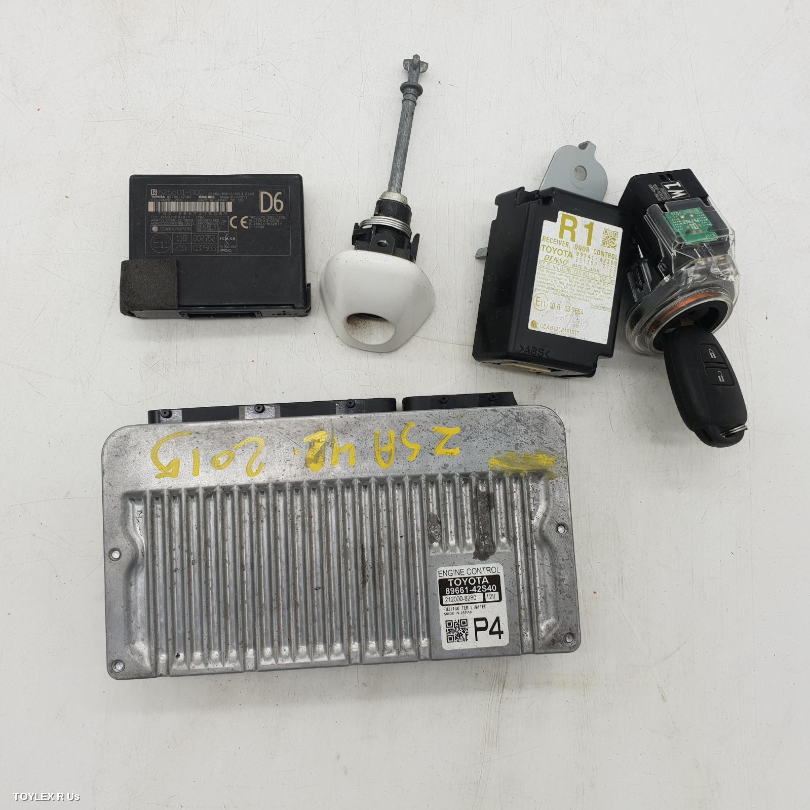 TOYOTA RAV4 2017 Ecu ENGINE ECU, 2.0, 3ZR-FE, PETROL, AUTO T/M, SEC SET (ECU/IMM/READER/KEY), ZSA42R