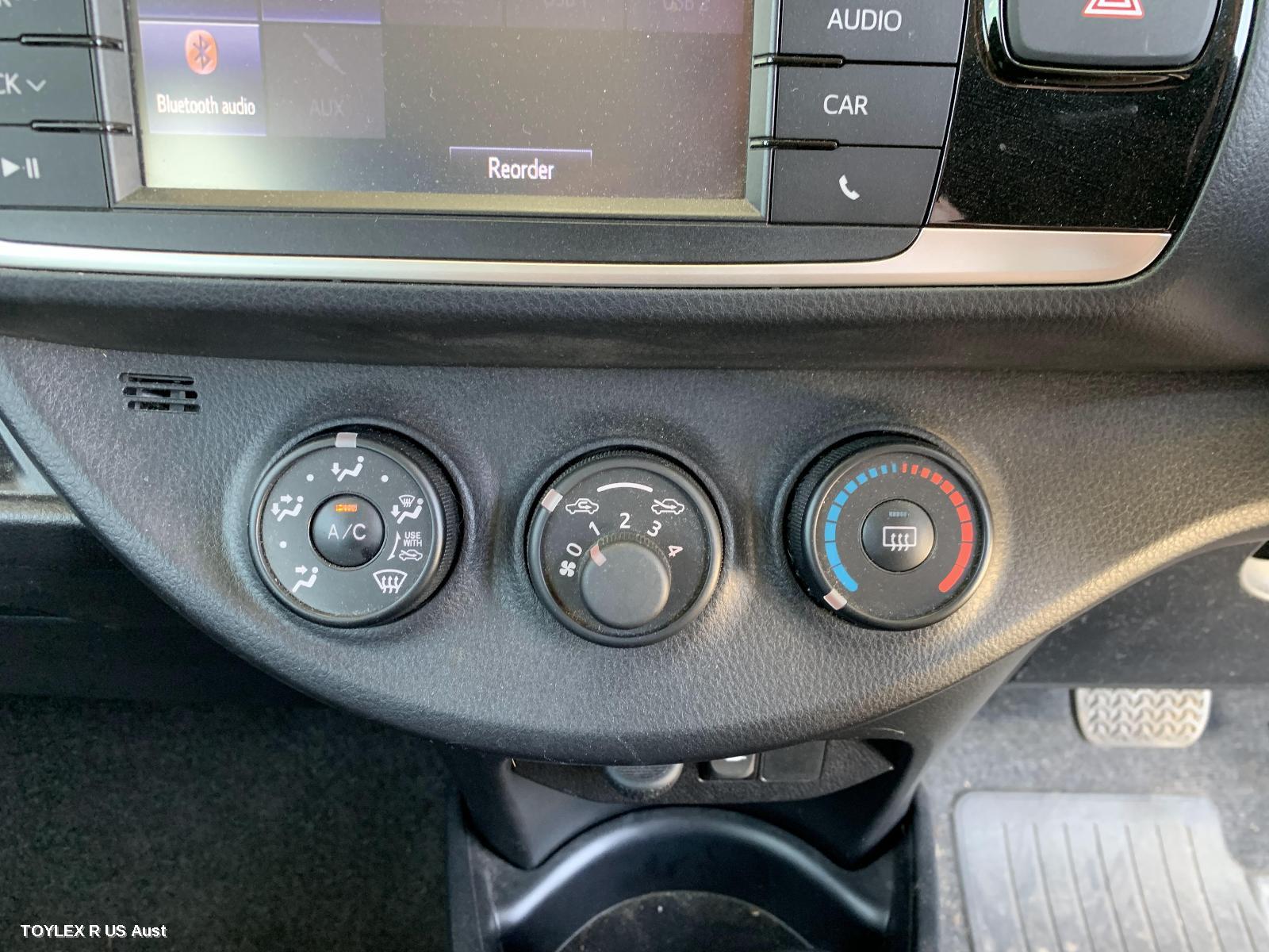 TOYOTA YARIS 2016 Heater/Ac Controls NCP13#, STANDARD TYPE