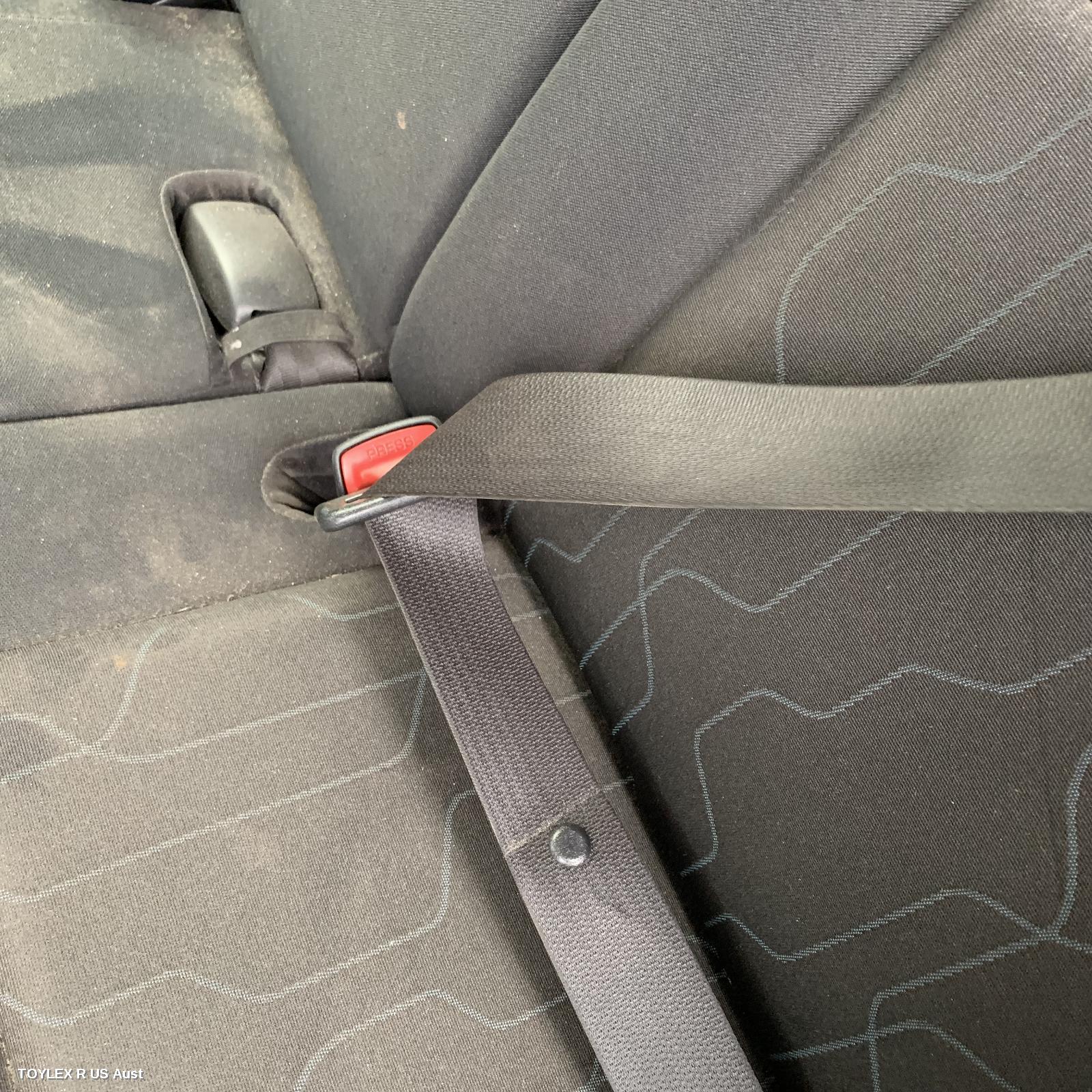TOYOTA COROLLA 2012 Seatbelt/Stalk LH REAR, SEAT BELT ONLY, ZRE152R, HATCH