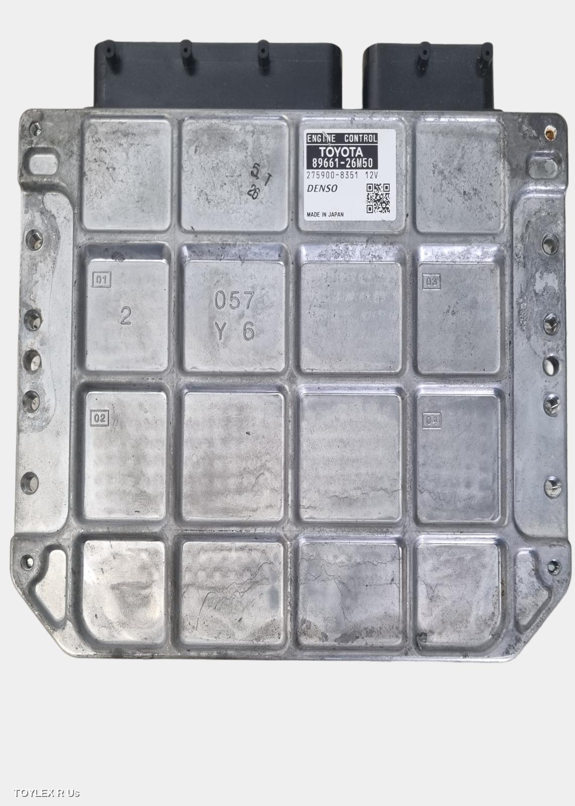 TOYOTA HIACE 2016 Ecu ENGINE ECU, 3.0, 1KD-FTV, DIESEL, P/N 89661-26M50, ECU ONLY, KDH