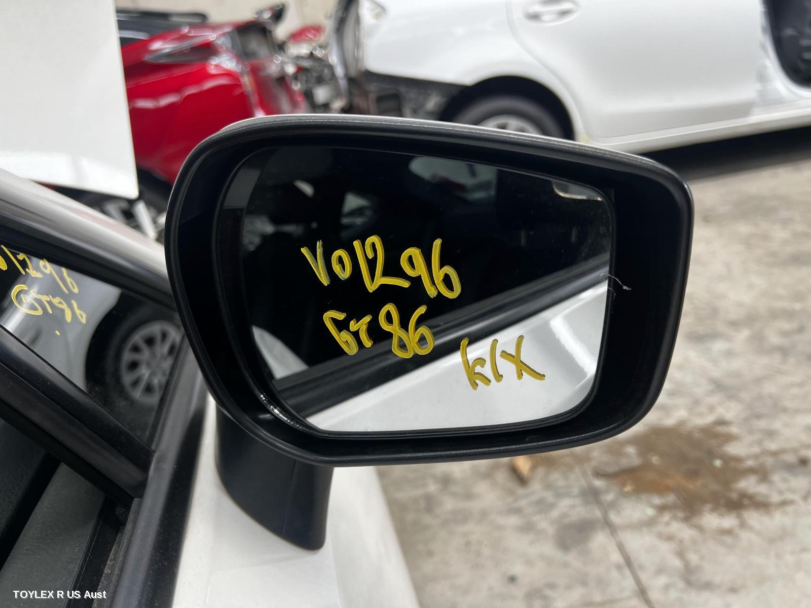 TOYOTA 86 2017 Right Door Mirror POWER FOLD, ZN6