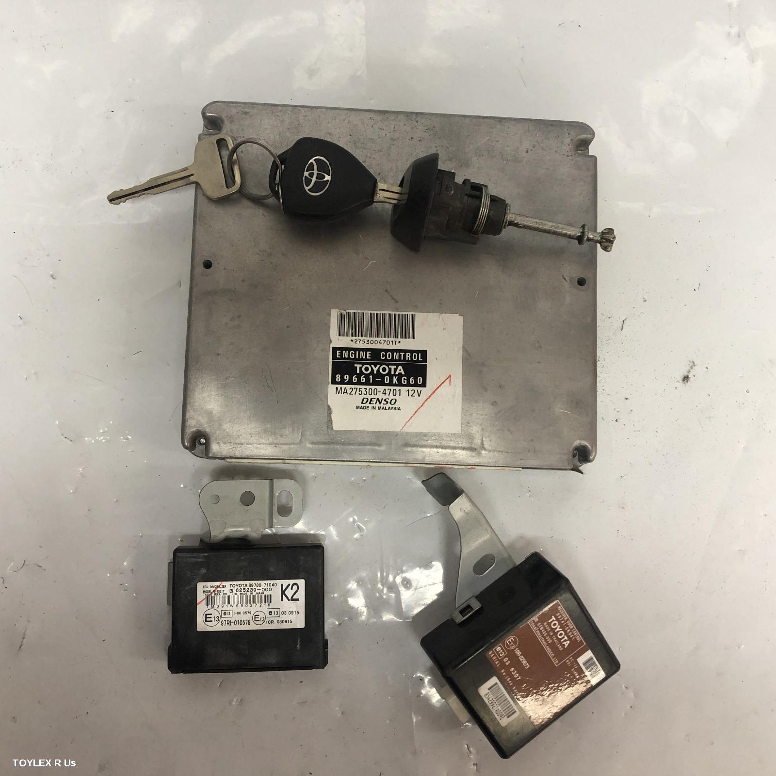 TOYOTA HILUX 2006 Ecu ENGINE ECU, 4.0, 1GR-FE, PETROL, MANUAL, 2WD, P/N 89661-0KG60, ECU ONLY