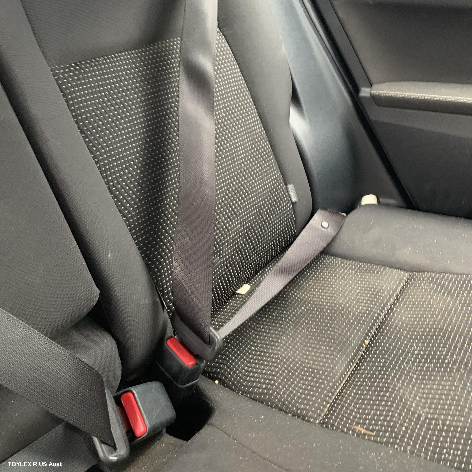 TOYOTA COROLLA 2013 Seatbelt/Stalk LH REAR, SEAT BELT ONLY, ZRE182R, HATCH