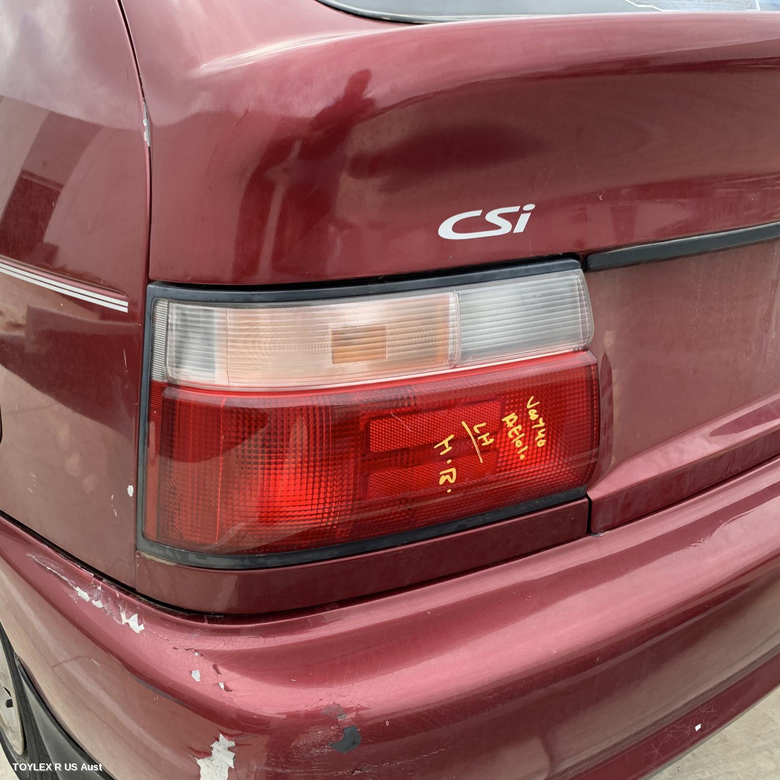 TOYOTA COROLLA 1996 Left Taillight AE101, HATCH, LENS# 12-368