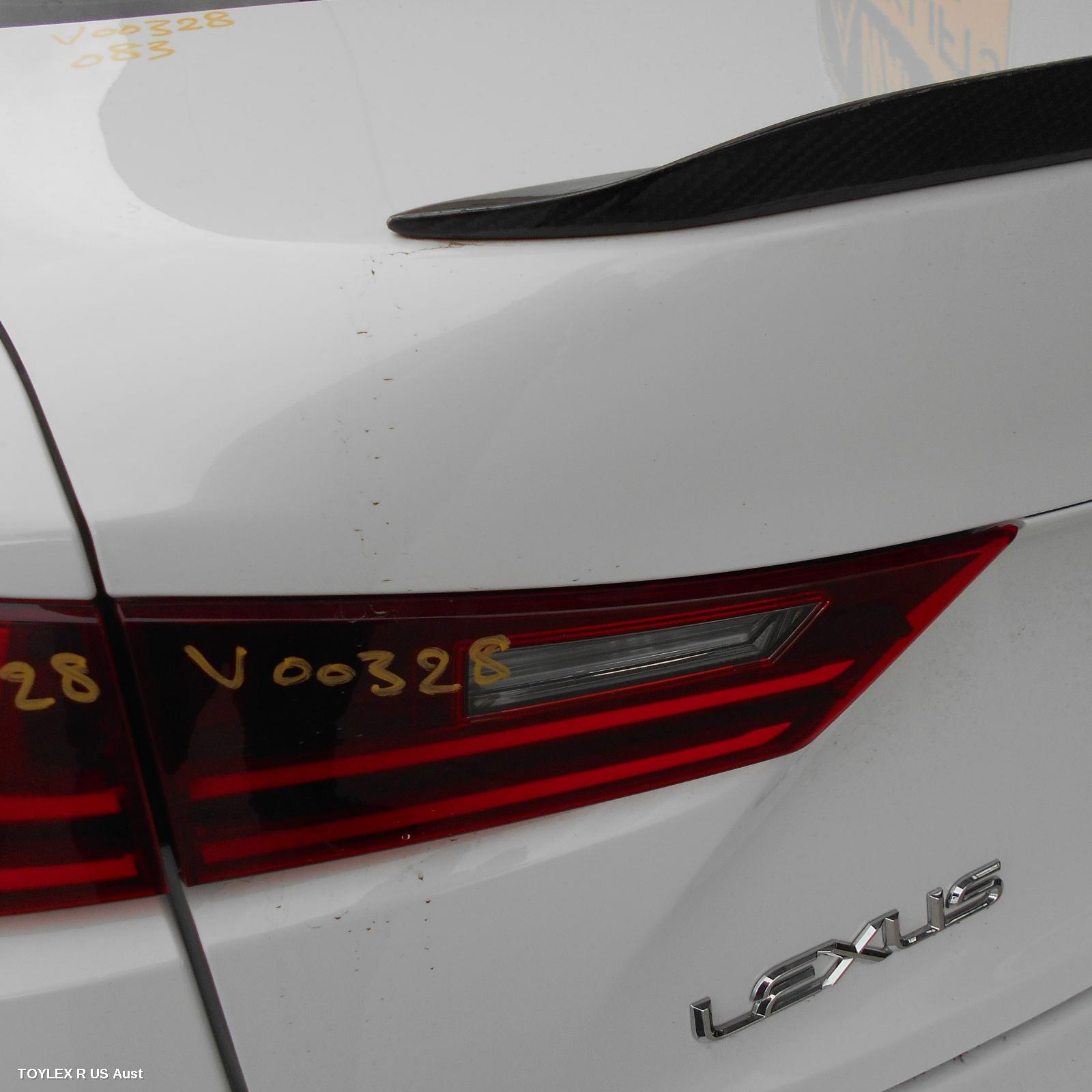 LEXUS IS SERIES 2015 Rear Garnish IS200t/IS250/IS300H/IS350, BOOTLID LAMP (LH SIDE), XE30