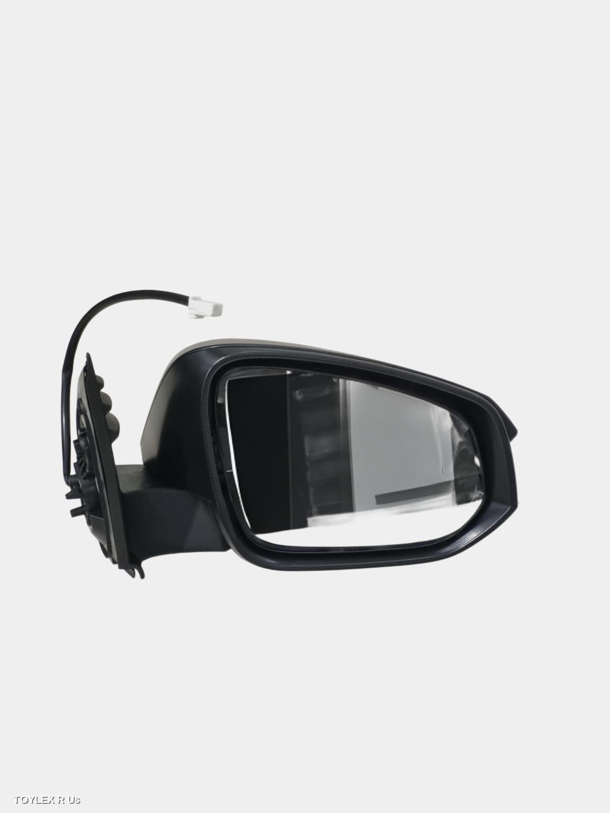 TOYOTA HILUX 2018 Right Door Mirror MANUAL FOLDING, BLACK, NON INDICATOR TYPE