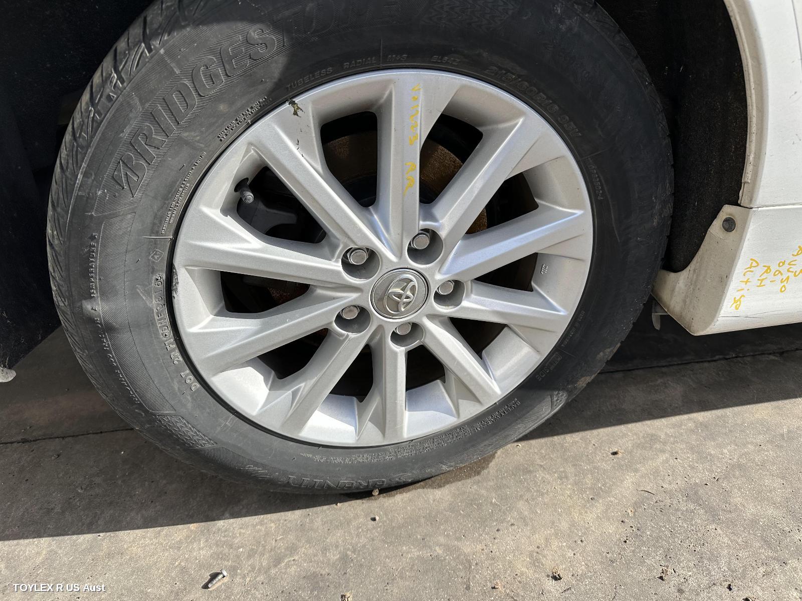 TOYOTA CAMRY 2013 Wheel Mag FACTORY, 16X6.5IN, ASV50/AVV50, ALTISE/HYBRID H