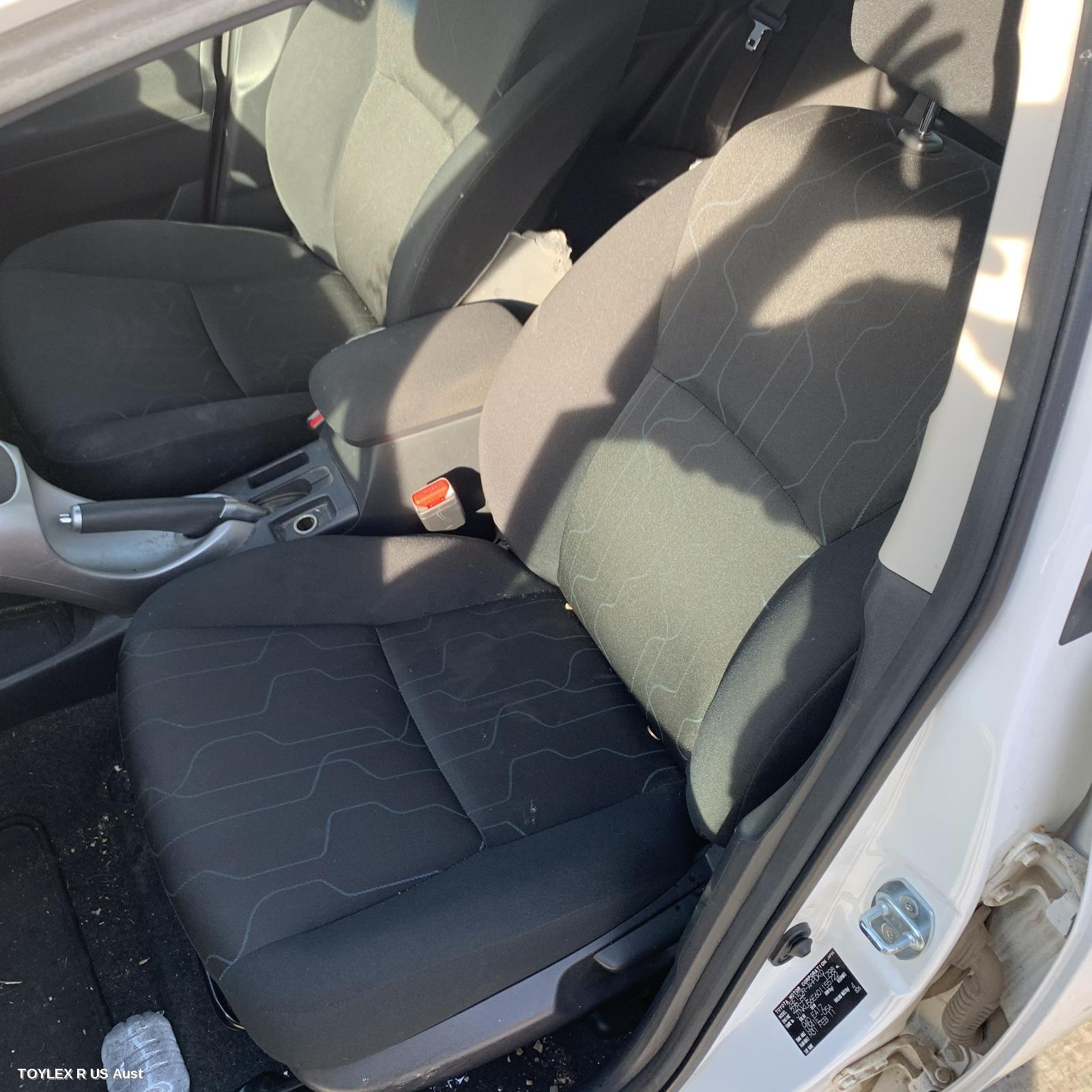 TOYOTA COROLLA 2011 Front Seat LH FRONT, ZRE152/153R, W/ AIRBAG TYPE