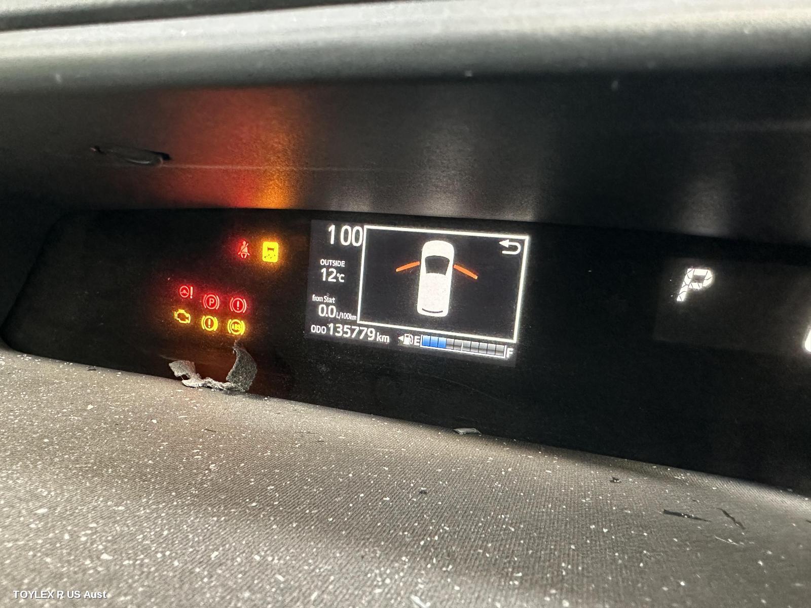 TOYOTA PRIUS 2018 Instrument Cluster NHP10R, PRIUS C
