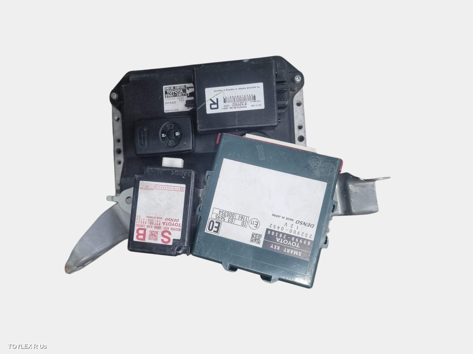 TOYOTA TARAGO 2011 Ecu ENGINE ECU, 2.4, 2AZ-FE, P/N 8966128E71, SEC SET (ECU/IMM/READER/KEY), ACR50R