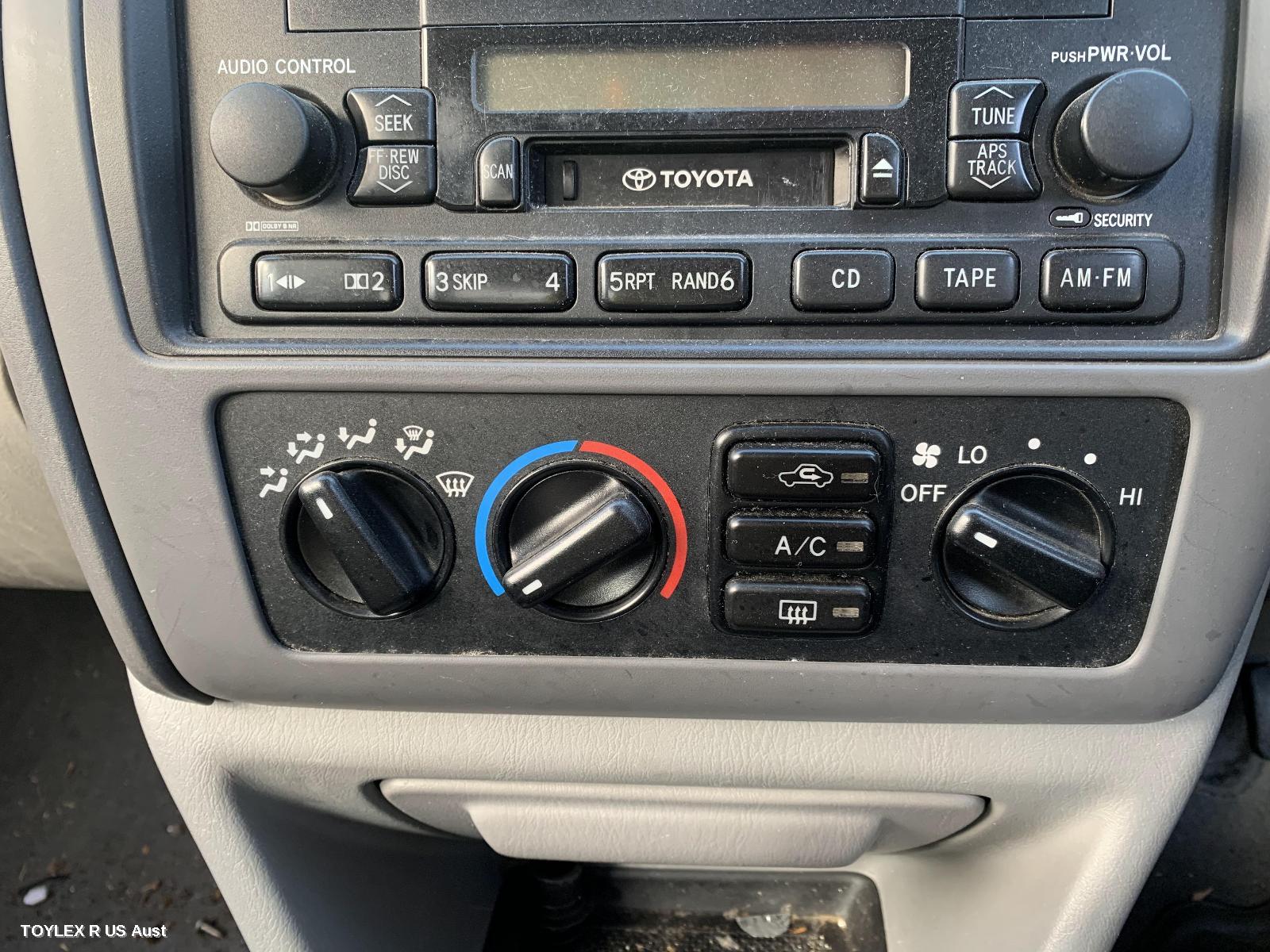 TOYOTA AVALON 2000 Heater/Ac Controls STANDARD CONTROL UNIT, MCX10R