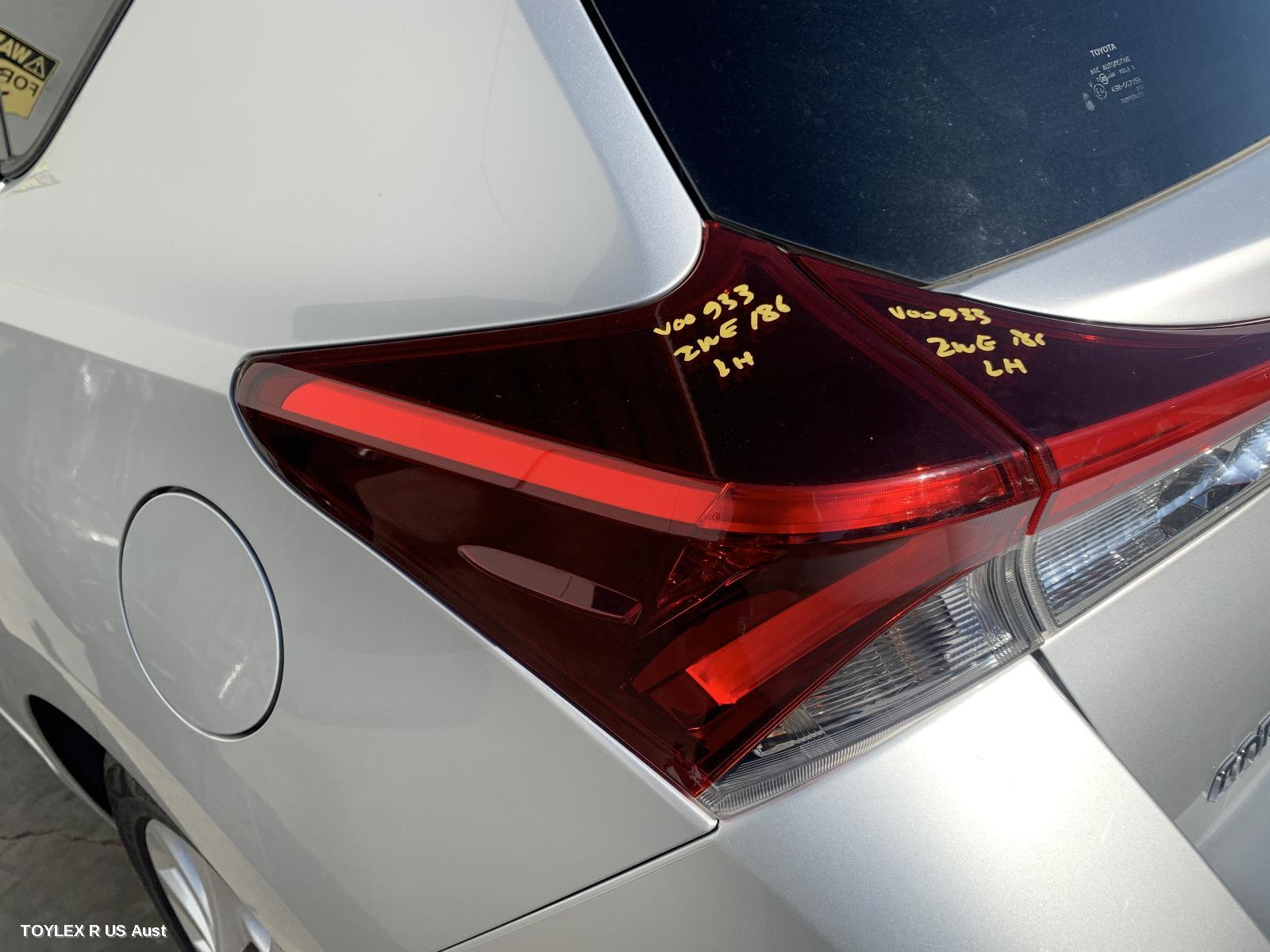 TOYOTA COROLLA 2018 Left Taillight ZRE182R/ZWE186R, HATCH