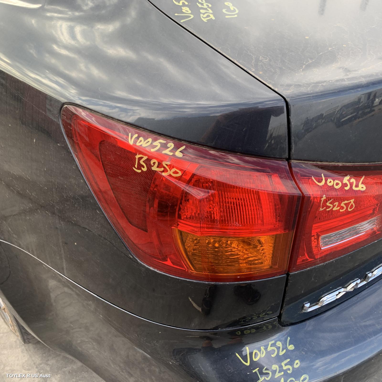 LEXUS IS250/IS250C 2005 Left Taillight IS250, GSE20R, SEDAN, HORIZONTAL TYPE