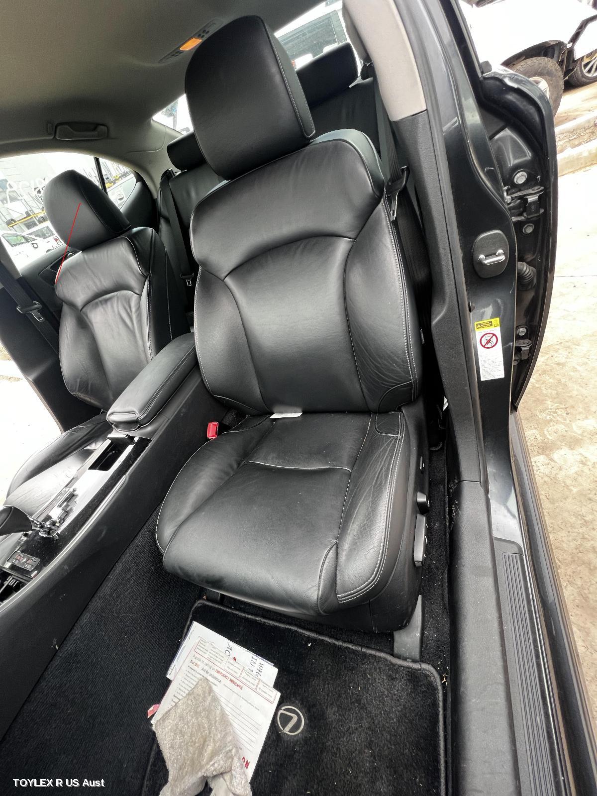 LEXUS IS250/IS250C 2011 Front Seat LH FRONT, GSE20R/GSE21R, IS250/IS350, LEATHER, BLACK, PRESTIGE/X