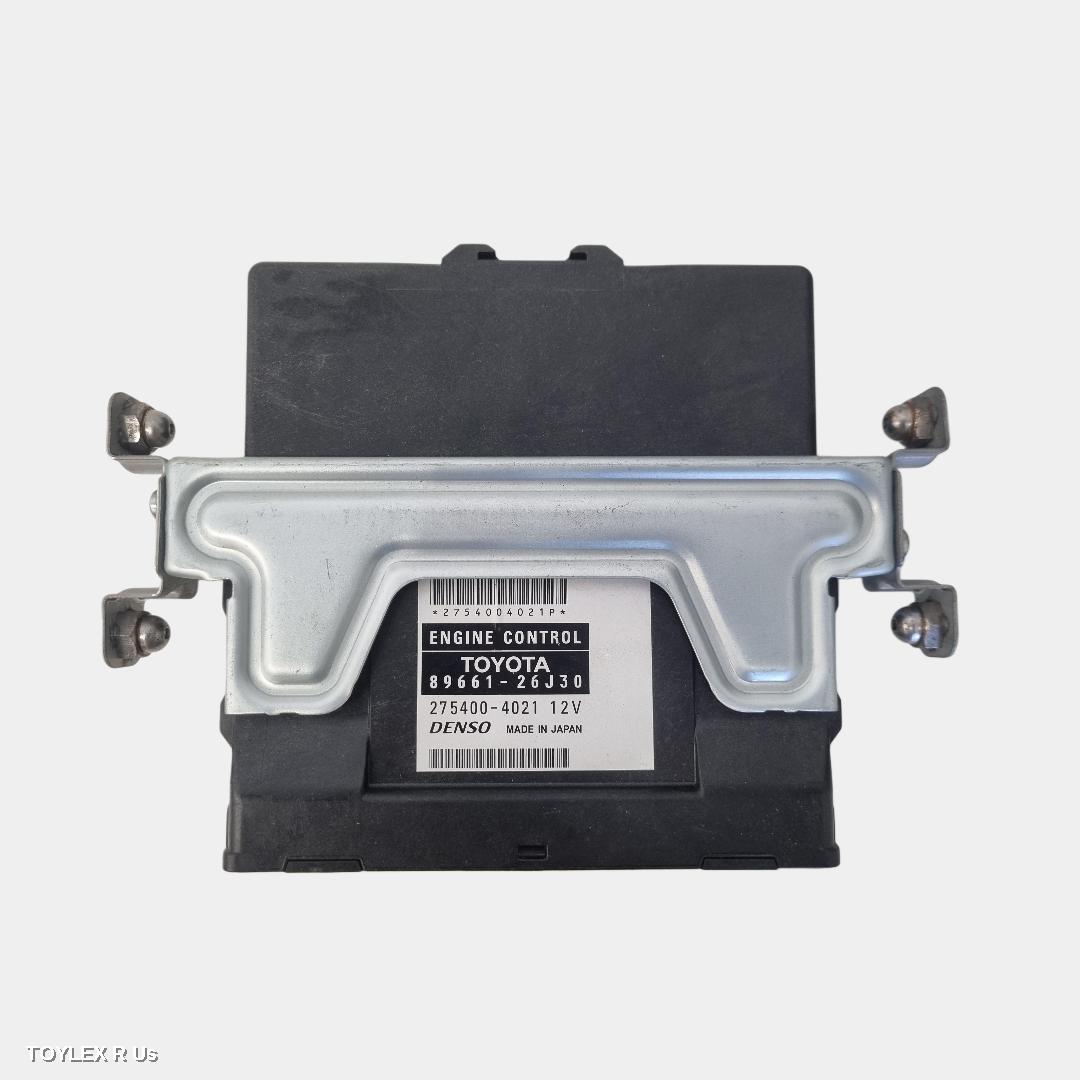 TOYOTA HIACE 2009 Ecu ENGINE ECU, 2.7, 2TR-FE, PETROL, AUTO T/M, P/N 89661-26J30, ECU ONLY, TRH
