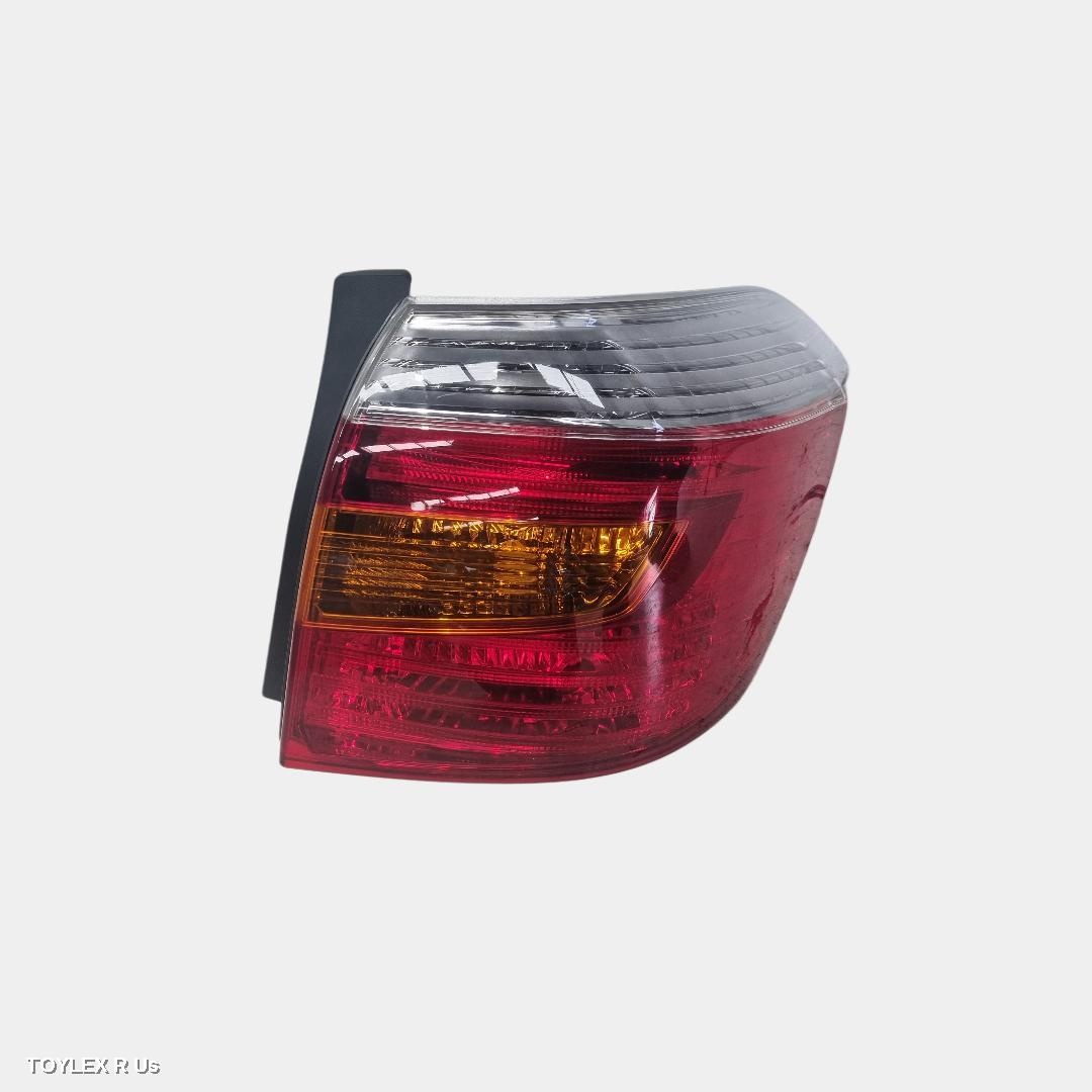 TOYOTA KLUGER 2008 Right Taillight GSU40-GSU45, IN BODY, CLEAR LENS TYPE