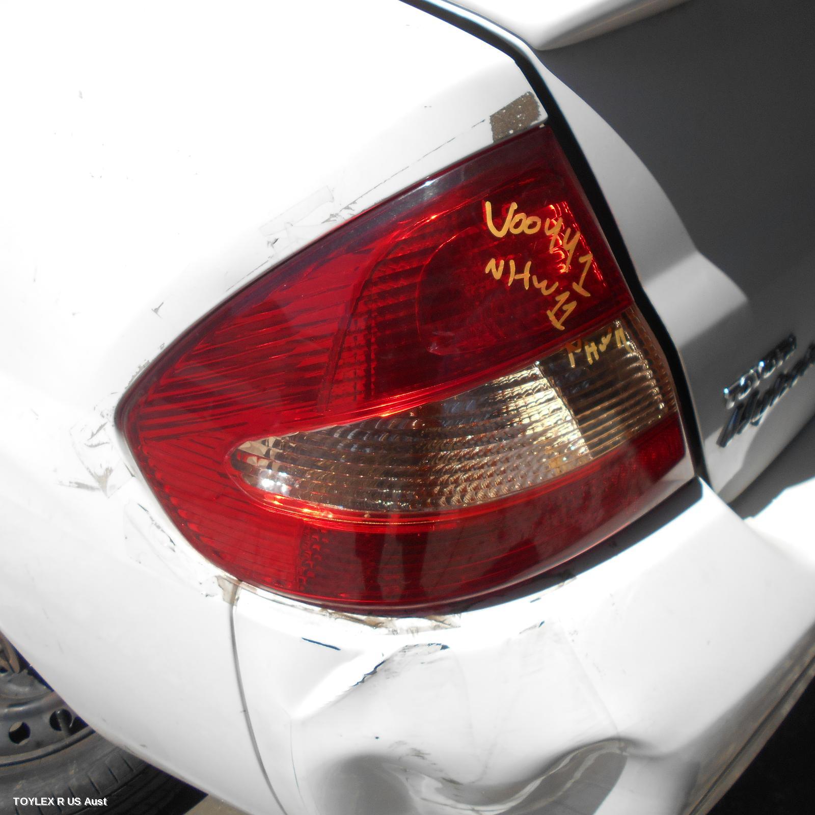 TOYOTA PRIUS 2002 Left Taillight NHW11R, LENS# STANLEY 47-9