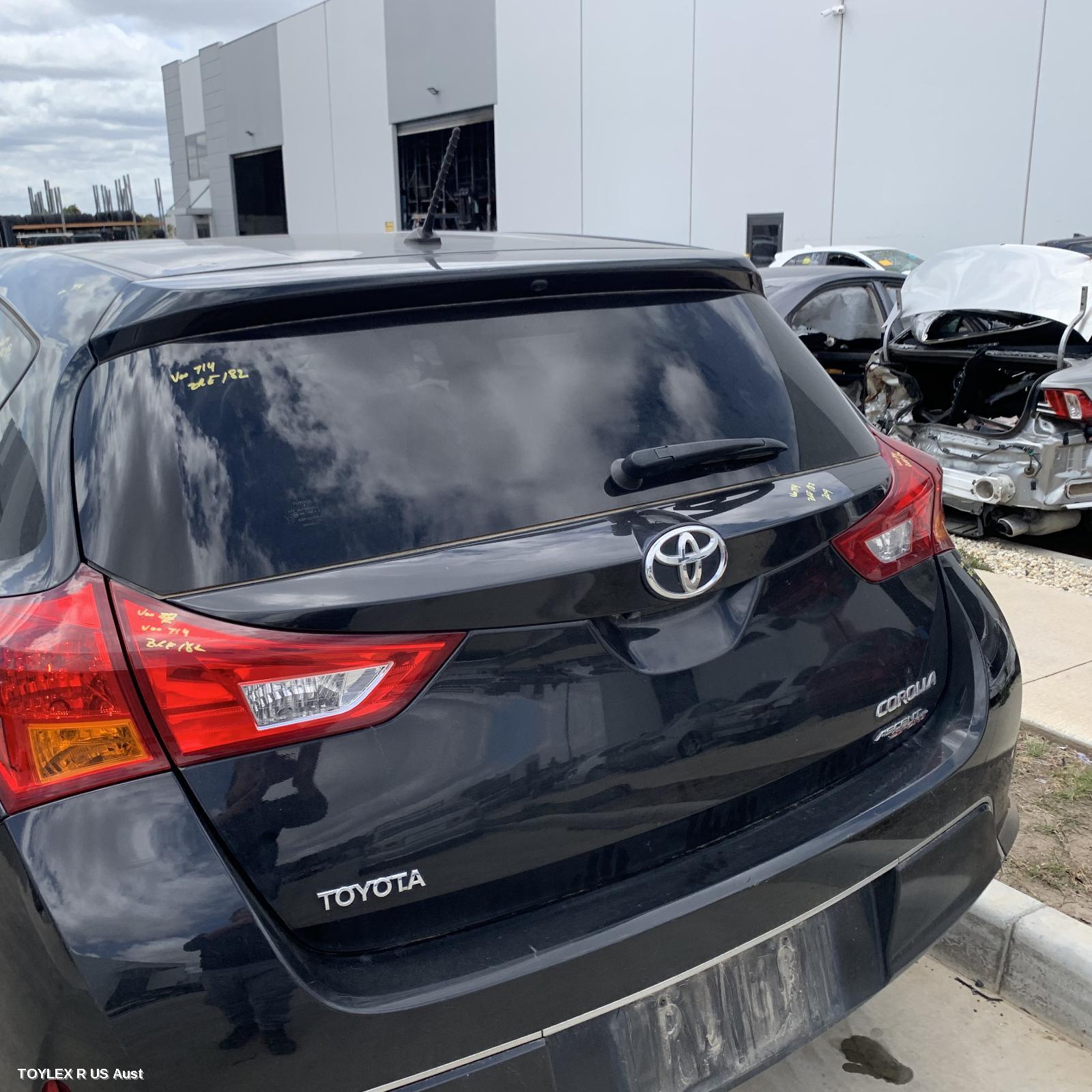 TOYOTA COROLLA 2013 Bootlid/Tailgate TAILGATE, ZRE182R, W/ REVERSE CAMERA TYPE