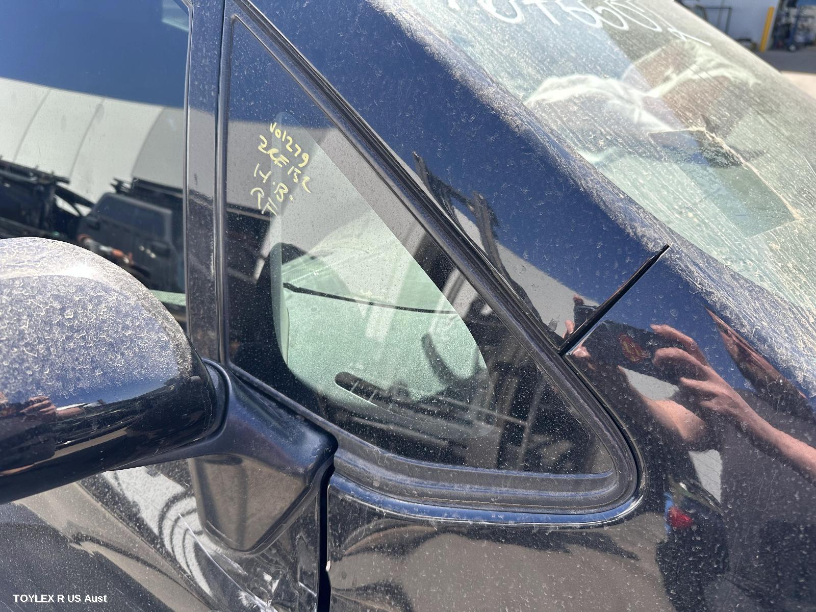 TOYOTA COROLLA 2010 Right Front 1/4 Door Glass ZRE152R, IN BODY, HATCH