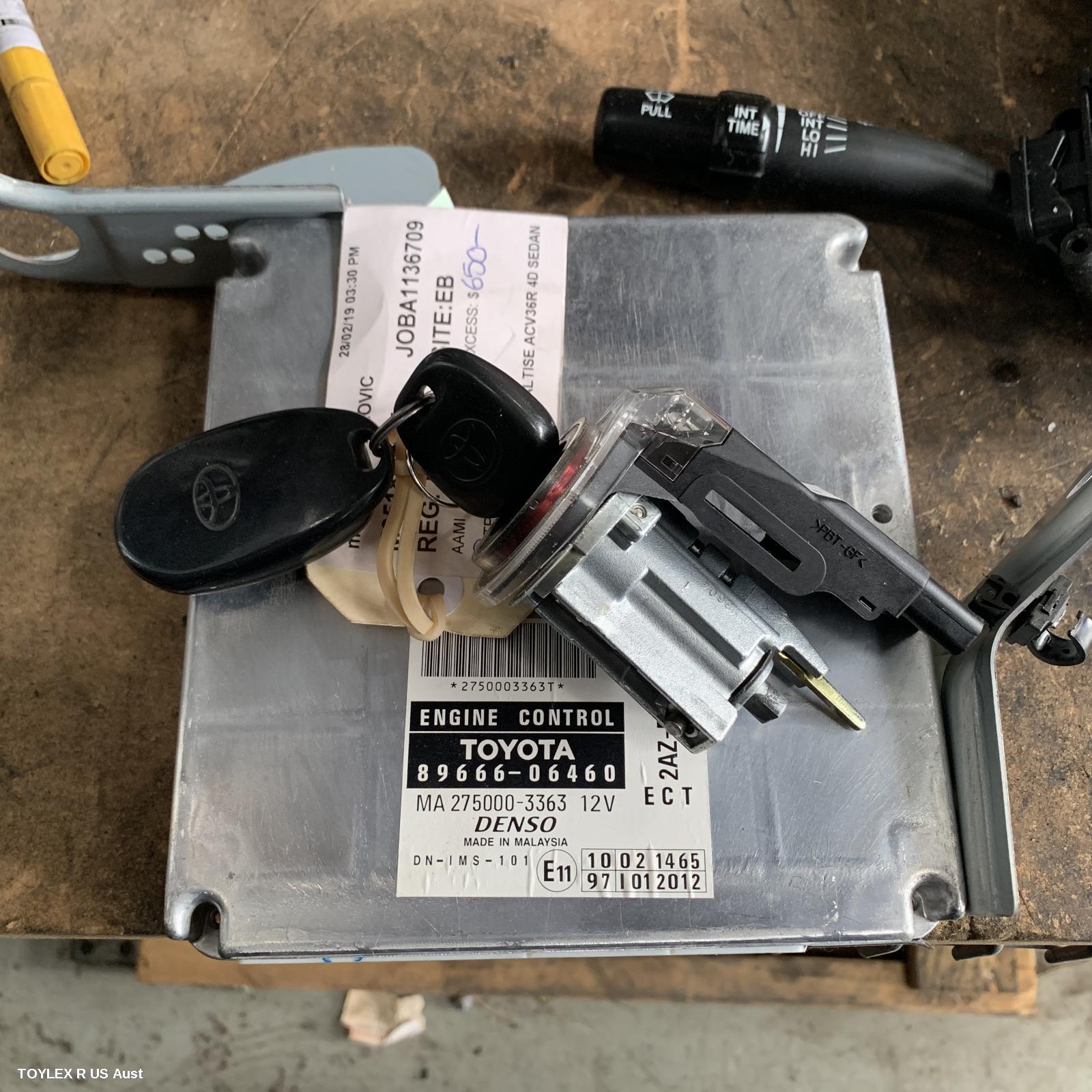 TOYOTA CAMRY 2003 Ecu ENGINE ECU, SK36, 2.4, 2AZ-FE, AUTO T/M TYPE, ECU ONLY