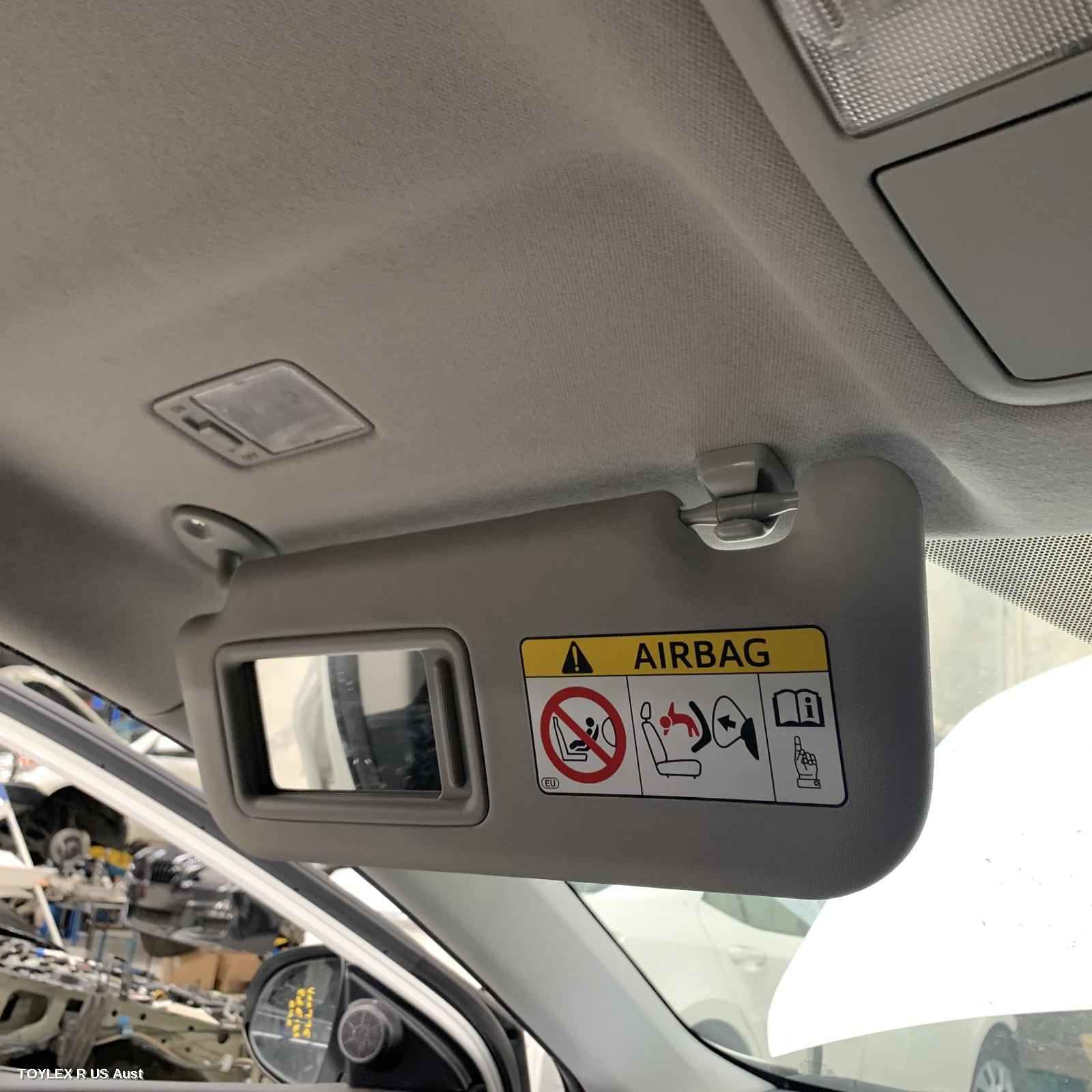 TOYOTA COROLLA 2015 Sunvisor ZRE182R, LH SIDE