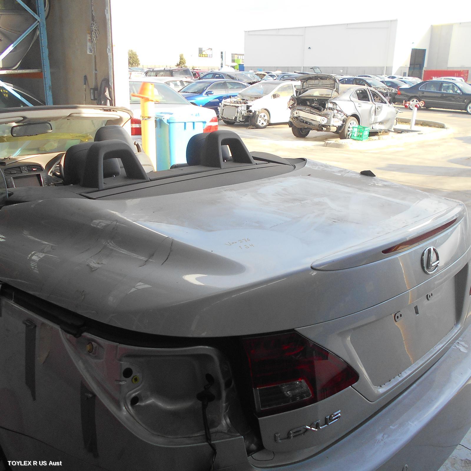 LEXUS IS250/IS250C 2013 Bootlid/Tailgate BOOTLID, IS250C, GSE20R, CABRIO, W/ REVERSE CAMERA TYPE