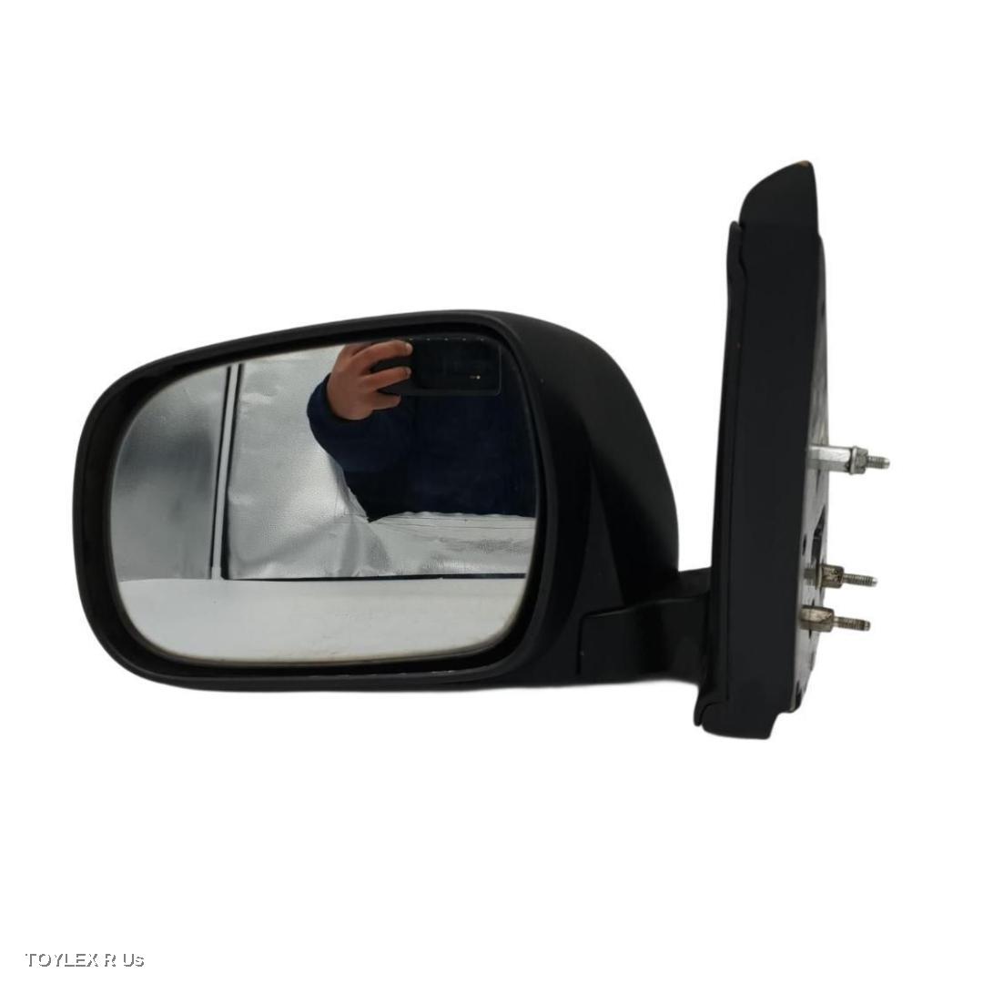 TOYOTA HILUX 2013 Left Door Mirror MANUAL, BLACK, W/ BASE EXTENSION TYPE