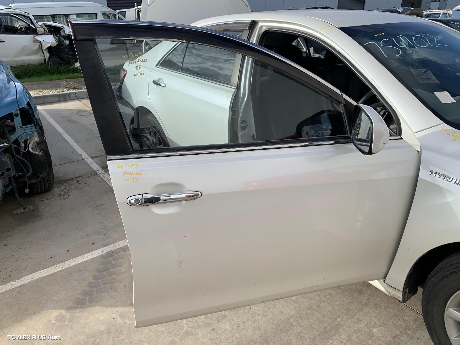 TOYOTA CAMRY 2010 Right Front Door ACV40/AHV40, NON MOULD TYPE