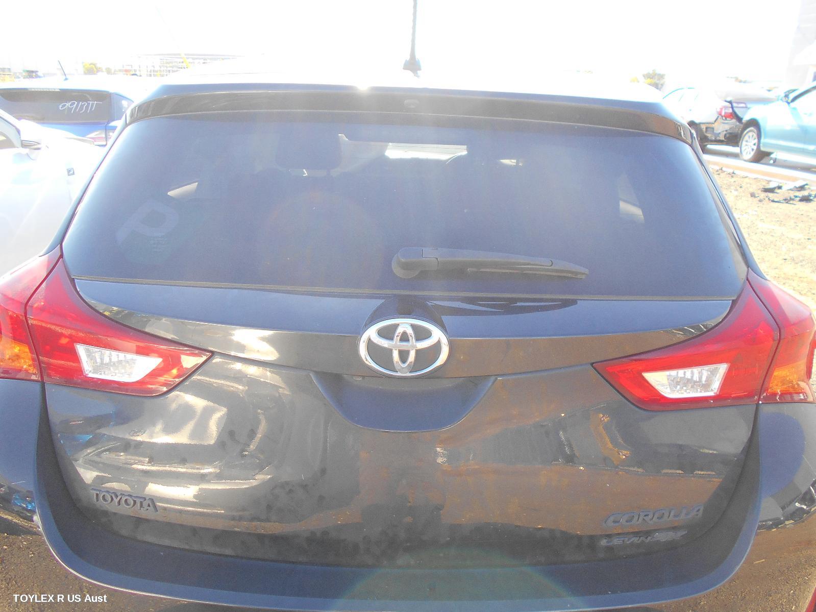 TOYOTA COROLLA 2013 Bootlid/Tailgate TAILGATE, ZRE182R, W/ REVERSE CAMERA TYPE